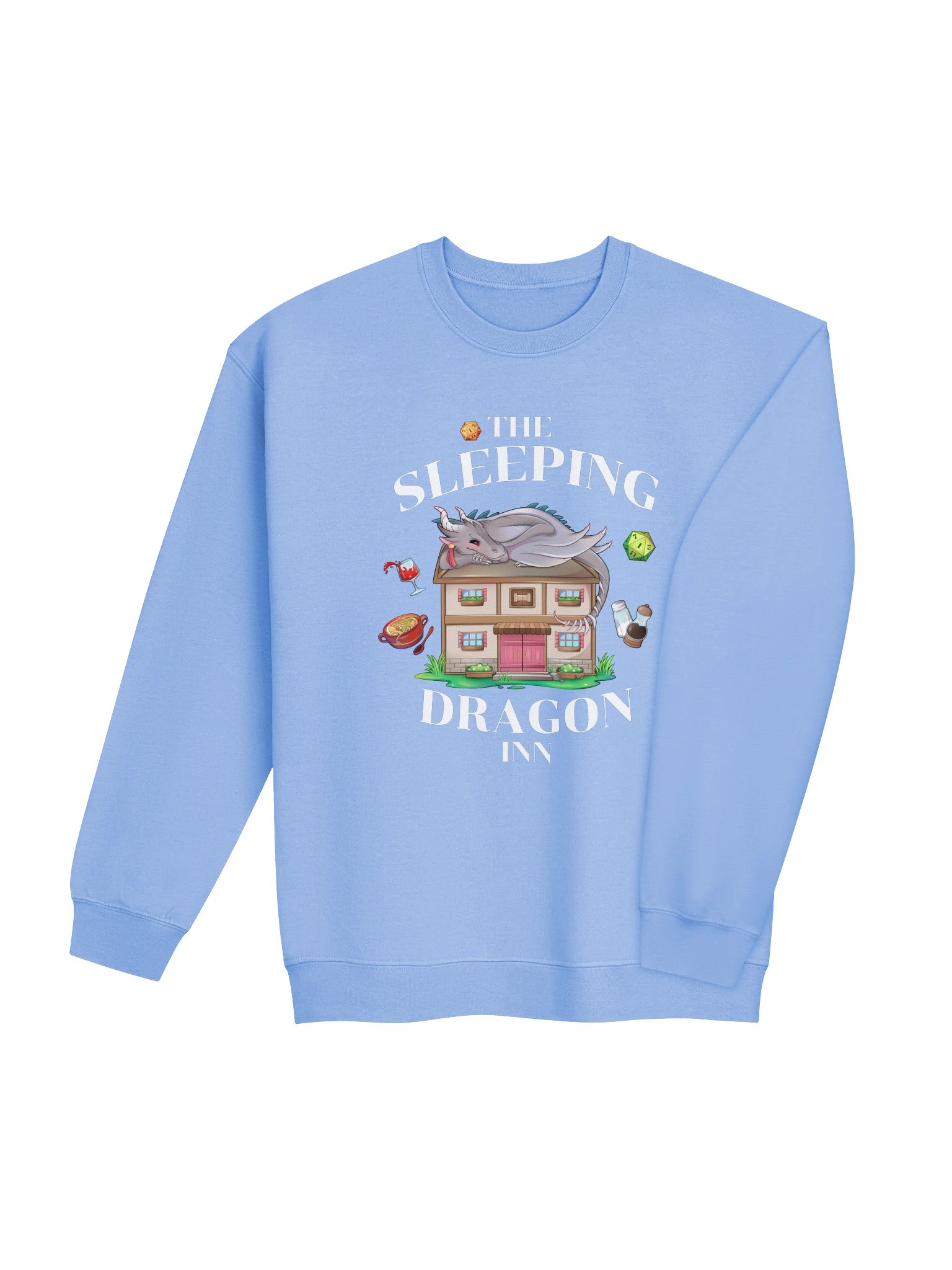 The Sleeping Dragon Inn Crewneck [White Font] product image (48)
