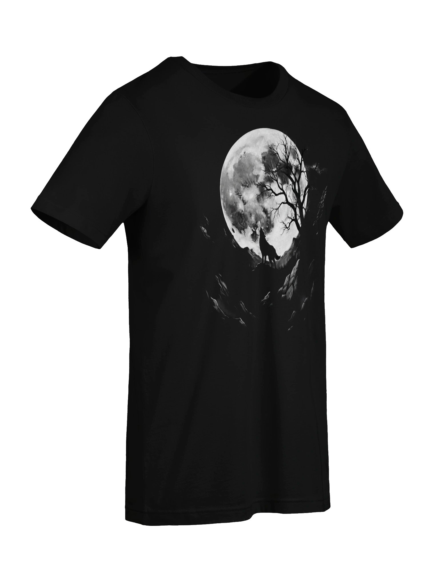Midnight Wolf Moon T-Shirt product image (7)