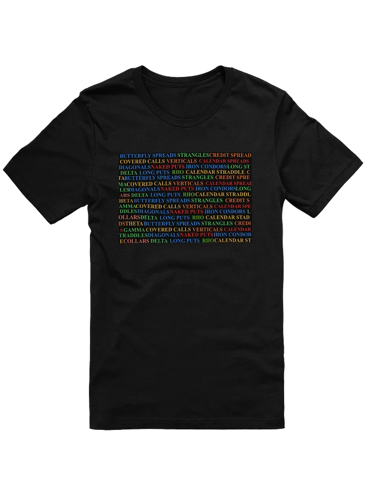 Option Trading Terms Unisex T-Shirt product image (1)