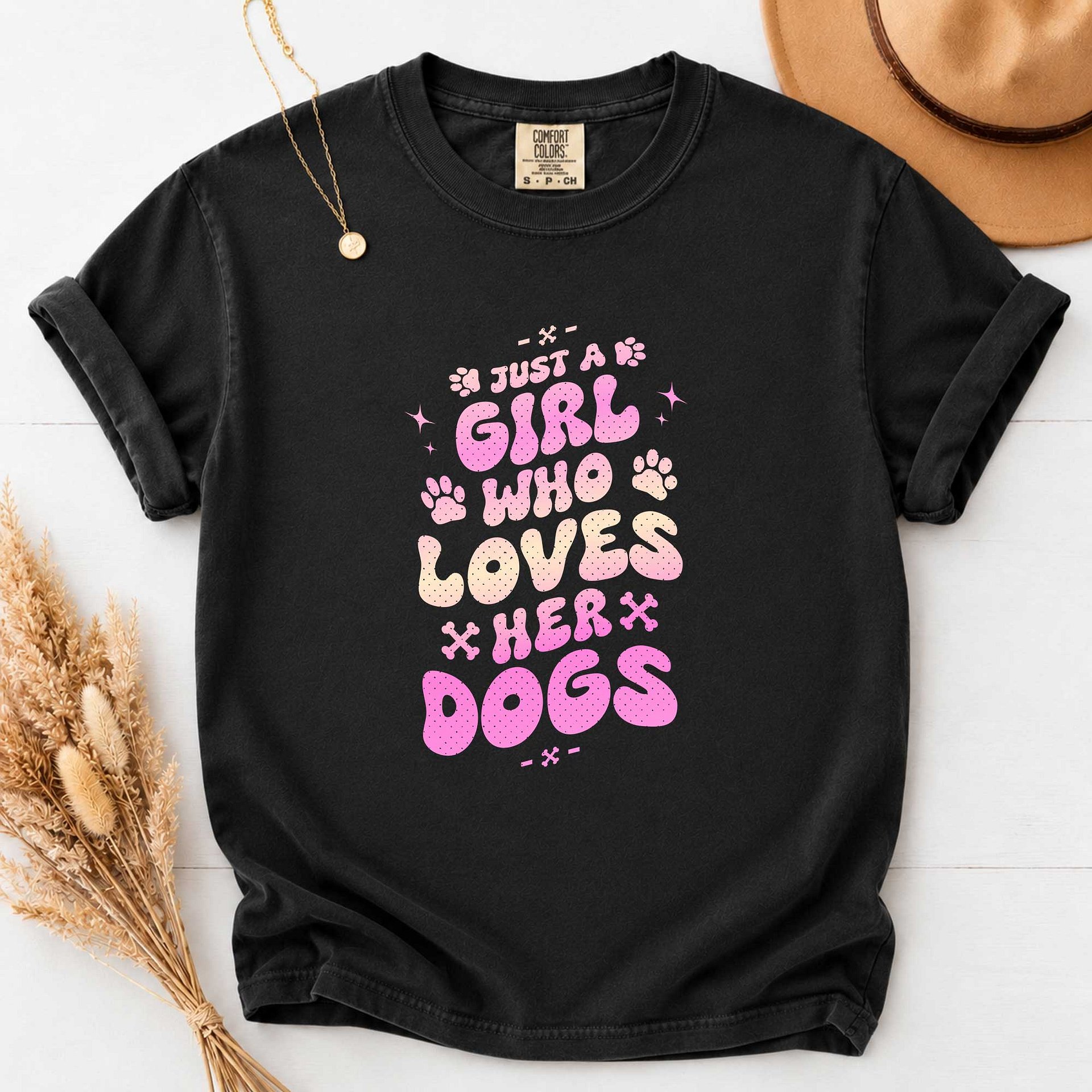 Just a Girl Who Loves Her Dogs T-shirt product image (1)
