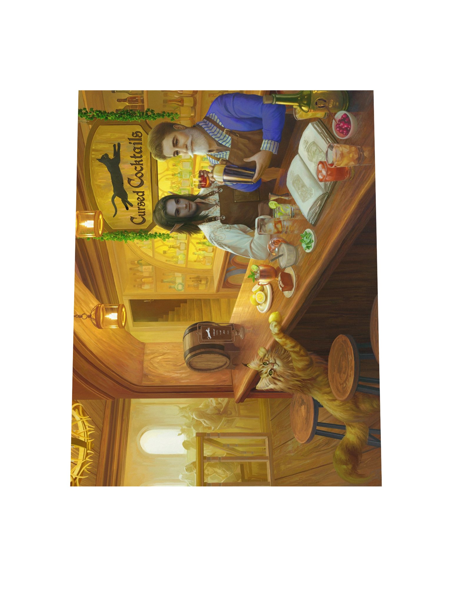 Cursed Cocktails Tavern Art Print product image (4)