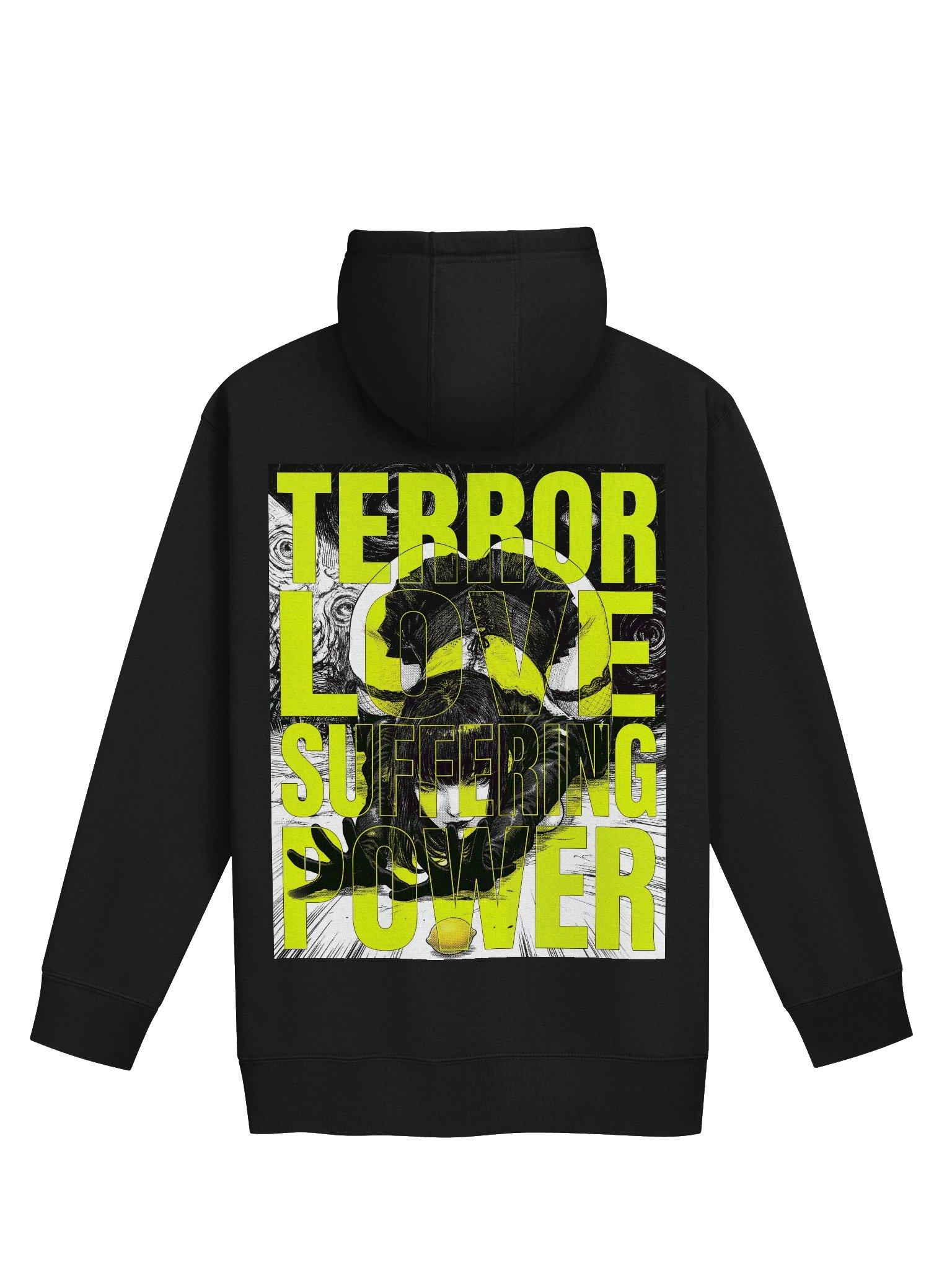 TERROR & LOVE LEMON DARK HOODIE product image (1)