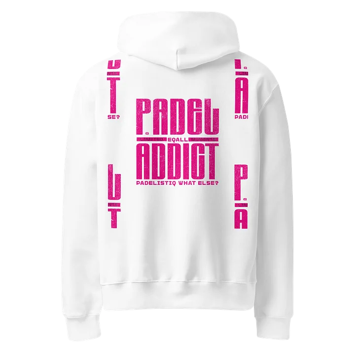 PADELISTIQ Addict Bella Butterfly Champ Hoodie R3CVR.i by EQALL® Essentials_Pink Multipattern product image (1)