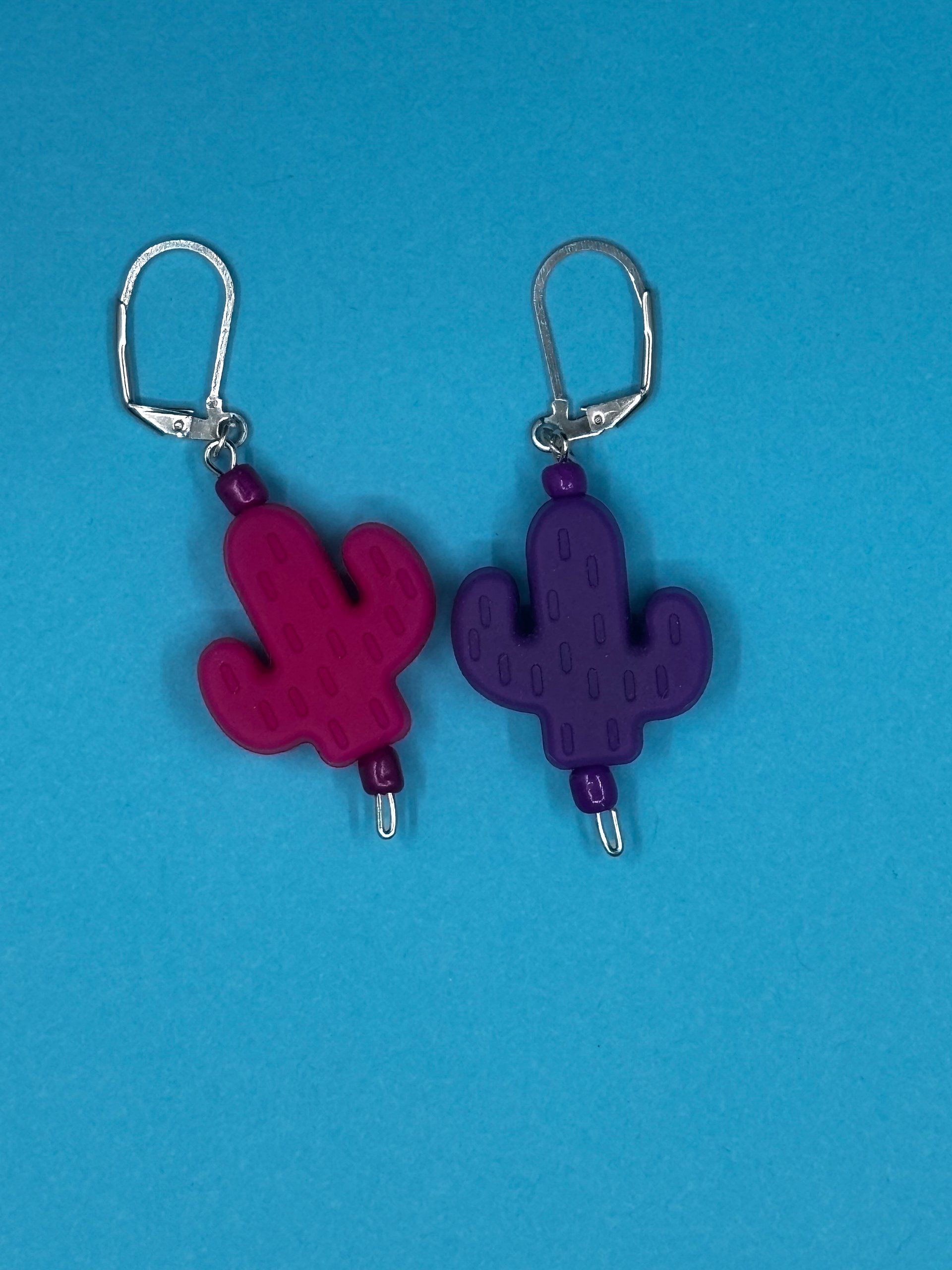 Cactus Silicone Stitch Markers product image (1)