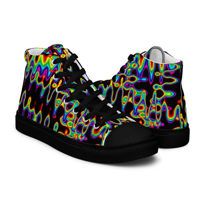 rainbows melt High Top canvas shoes (womens) product image (1)