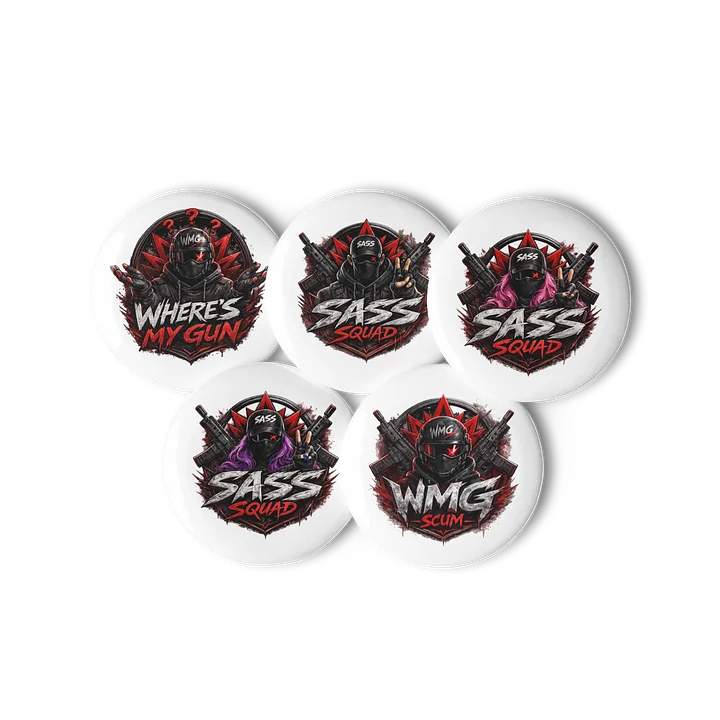 WMG/Sass Squad Buttons product image (3)