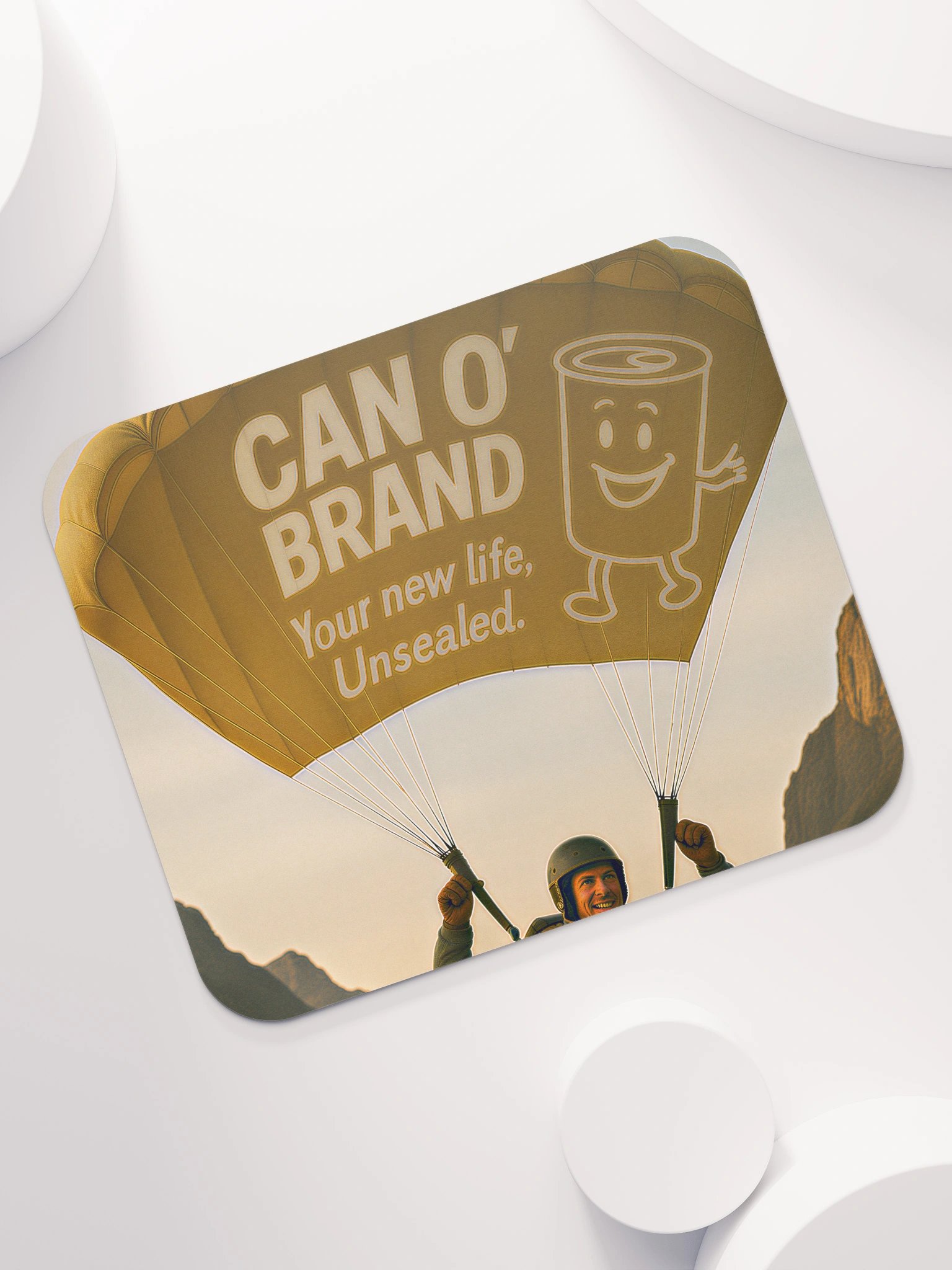 CAN O’ BRAND – Unsealed Parachute Mousepad product image (7)