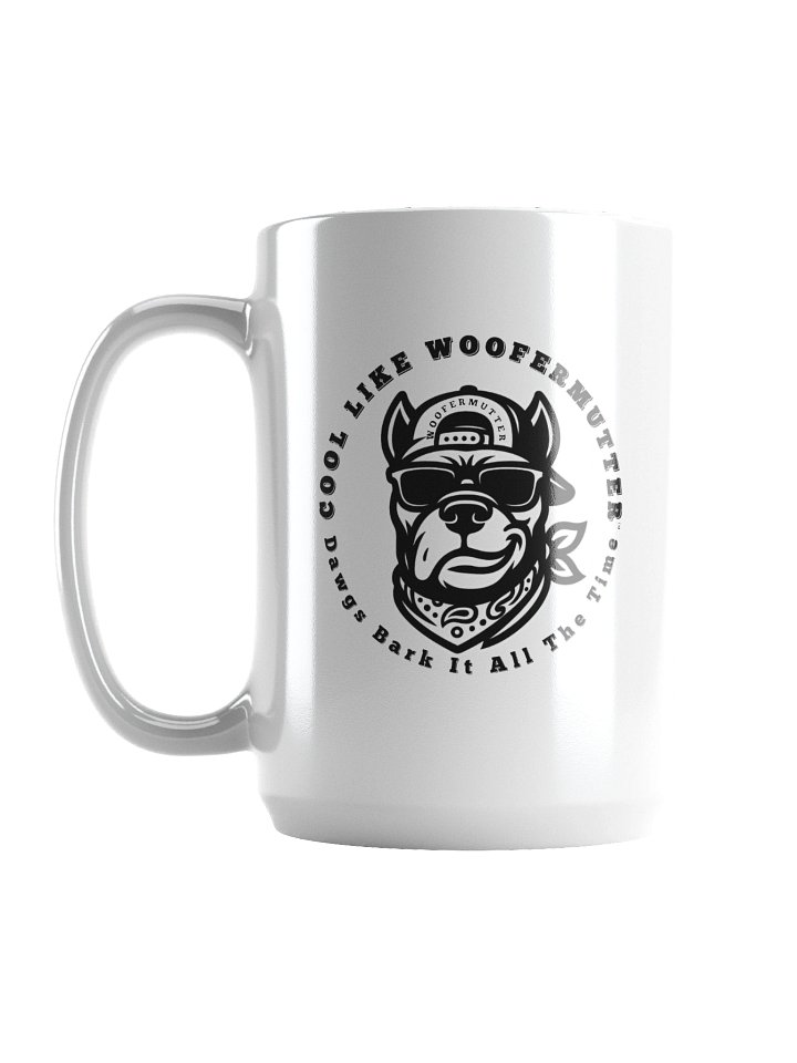 WooferMutter™ Black Cane Corso White Ceramic Mug product image (2)