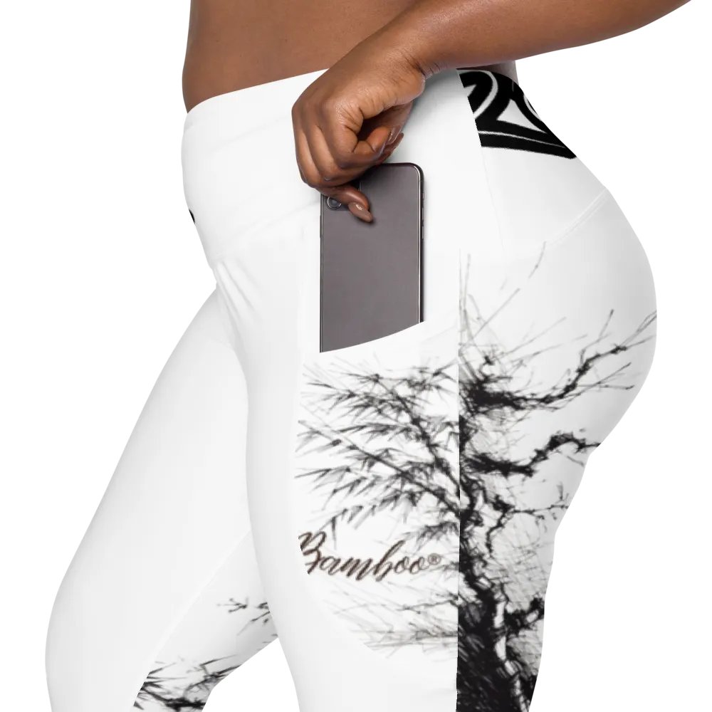 Bamboo Print Leggings with Pockets product image (3)