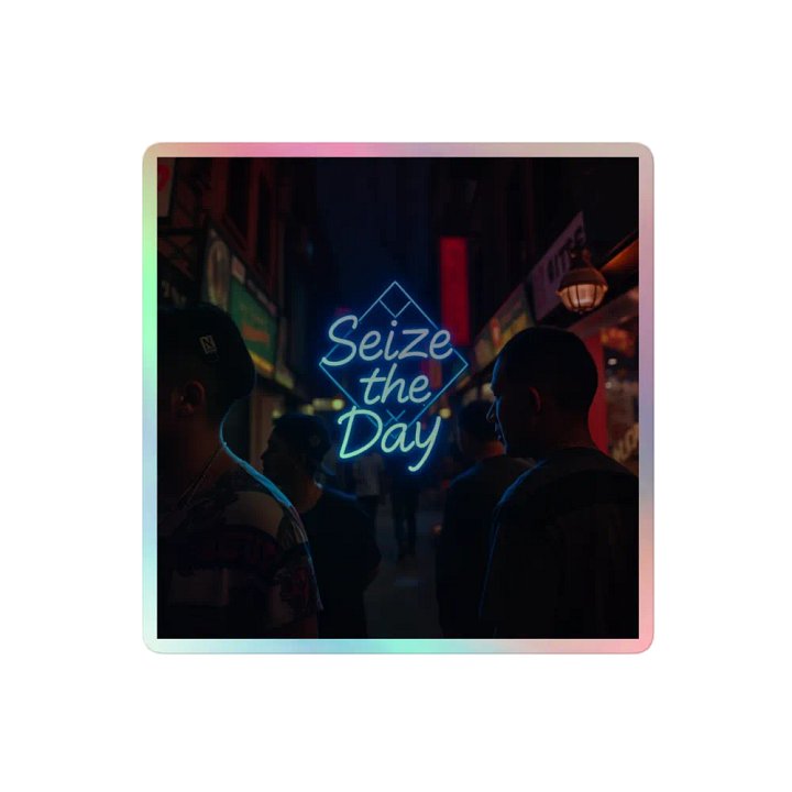 Seize the Day Holographic Sticker Set product image (2)