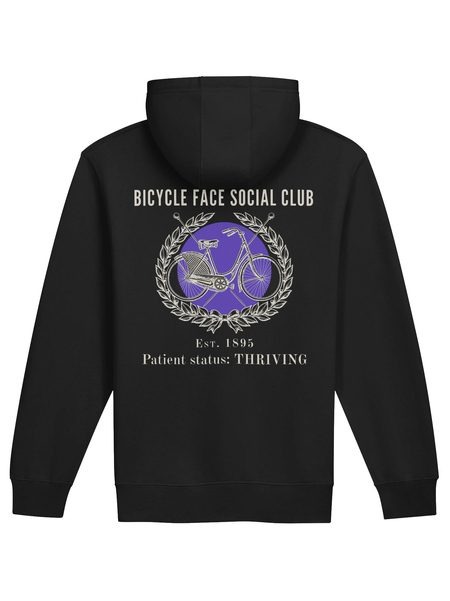 Bicycle Face Social Club Zip Hoodie (dark colours) product image (1)