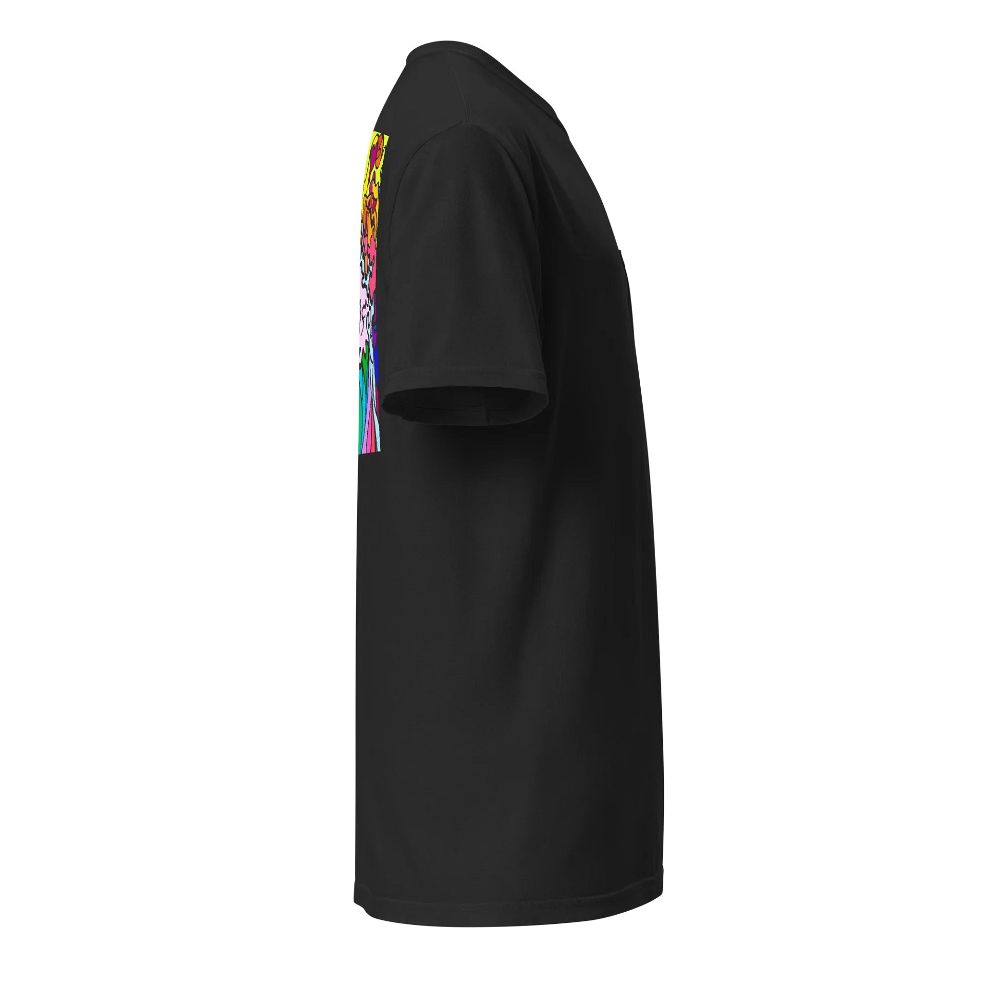 Psychedelic Swirls Unisex Pocket Tee - Wave at Sunset product image (18)