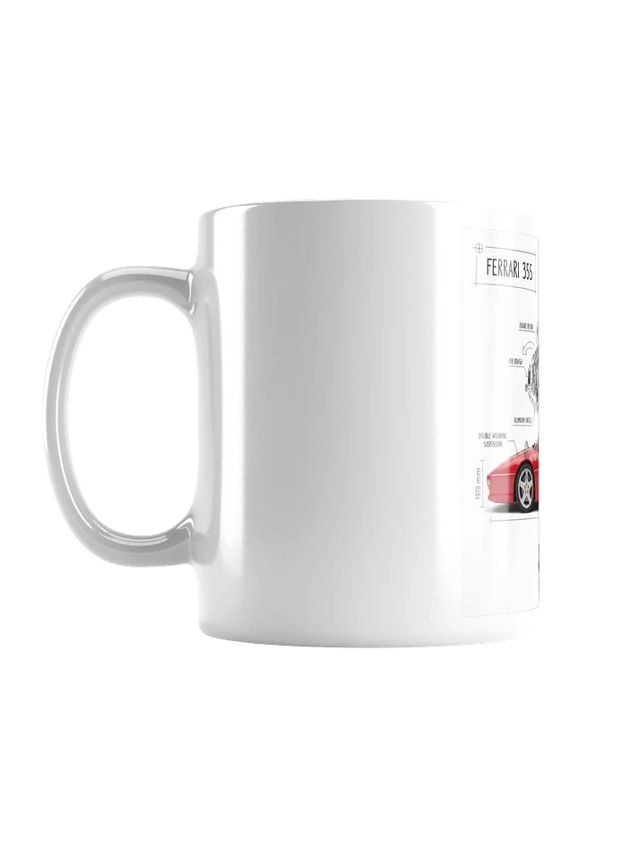 Ferrari 355 Technical Illustration Mug product image (1)