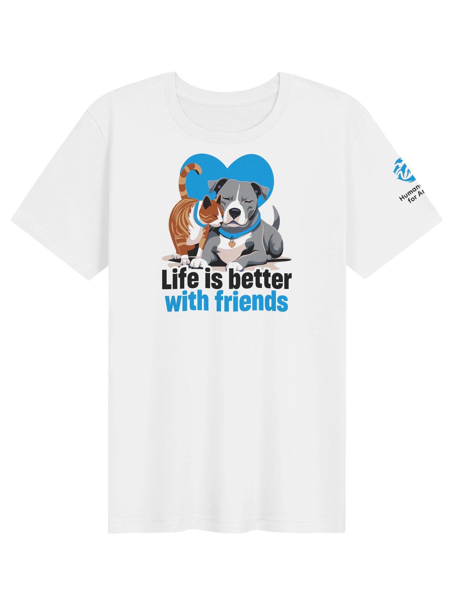 Life is better with friends - T-shirt product image (1)
