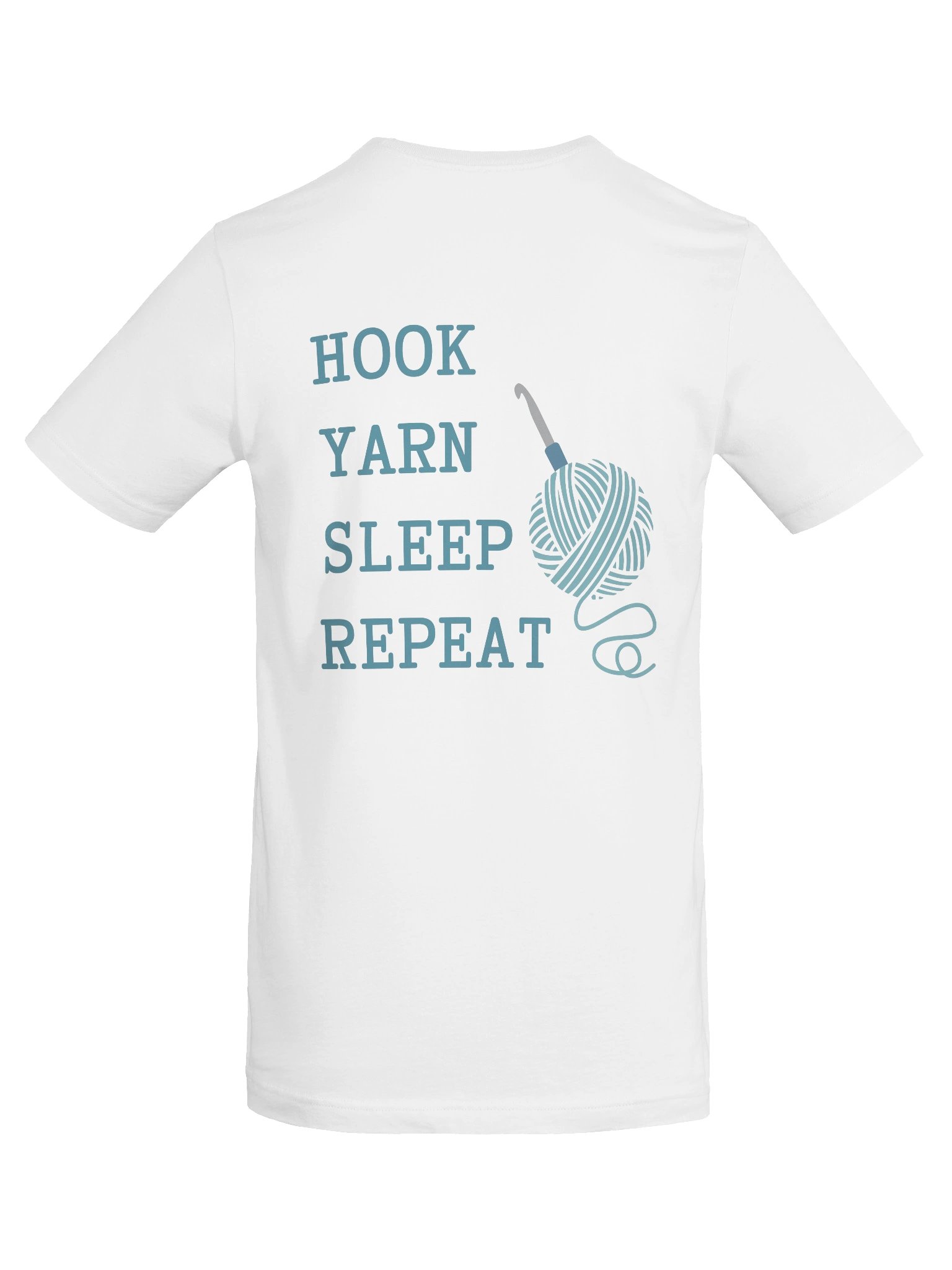 Hook • Yarn • Sleep • Repeat Crochet T‑Shirt product image (8)