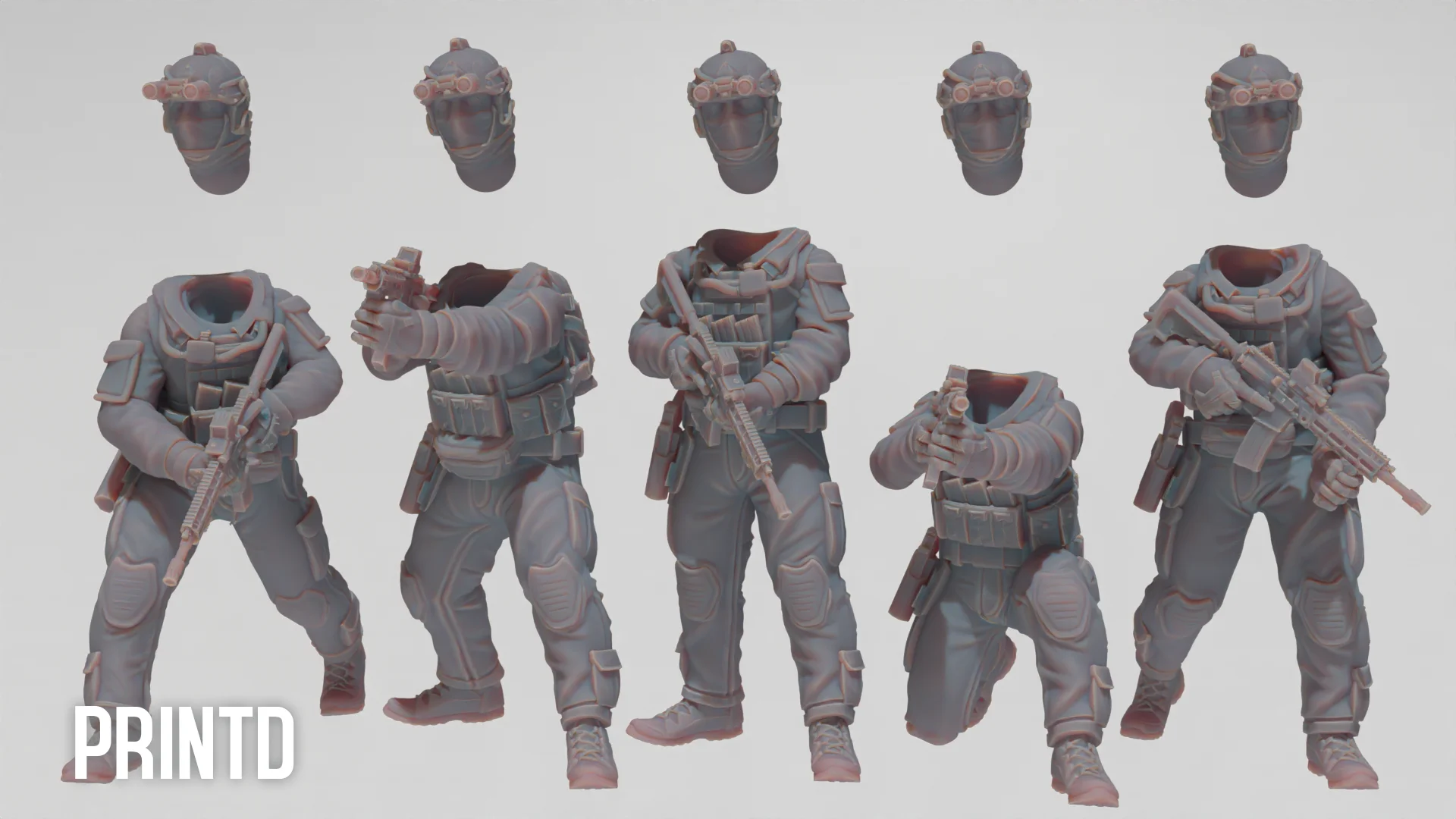 Shayetet 13 Israeli Navy Forces - Modern Warfare Wargame Hobby Resin Scale Models product image (2)