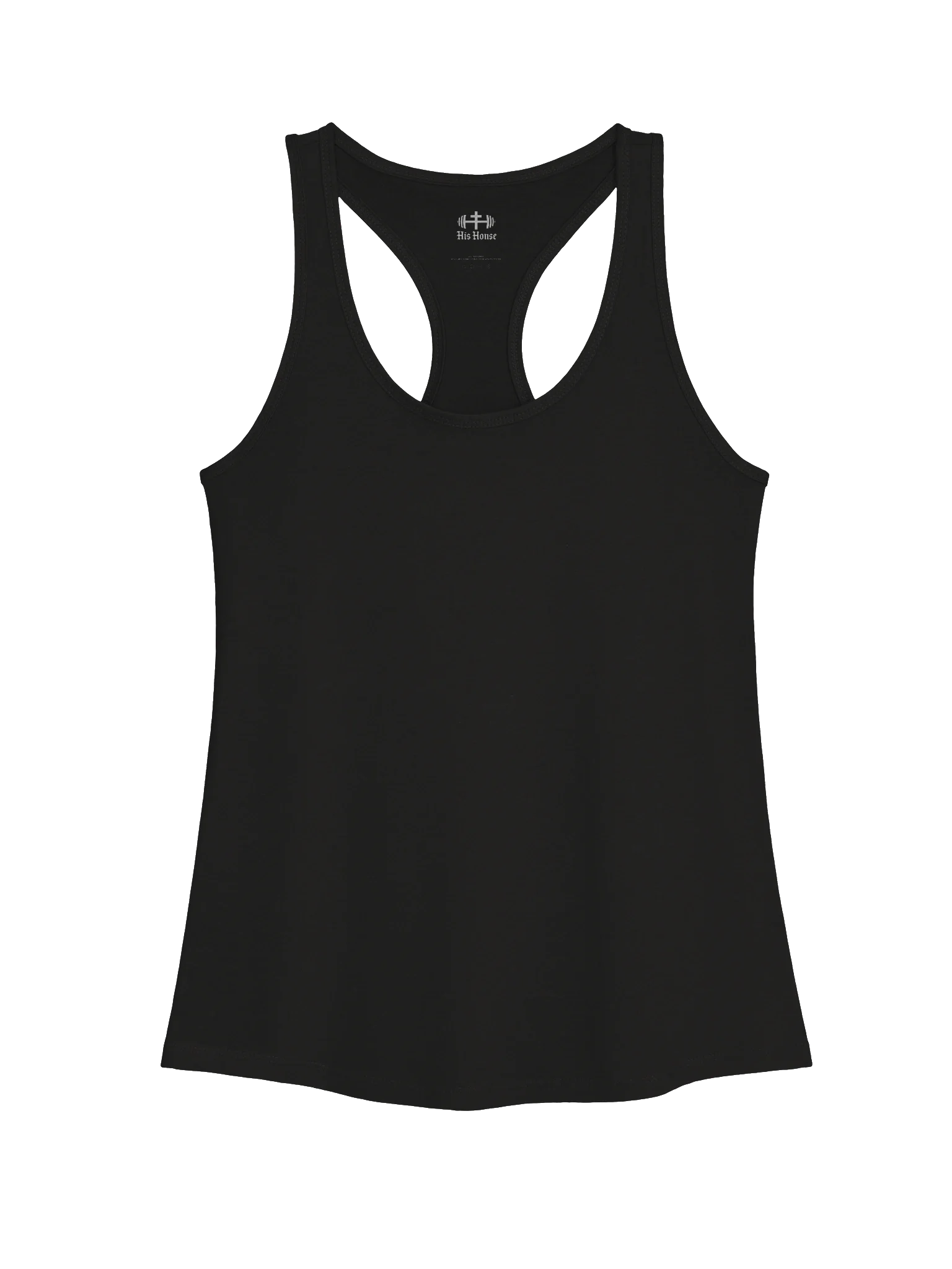 His House Womens Racerback Tank - Black by His House