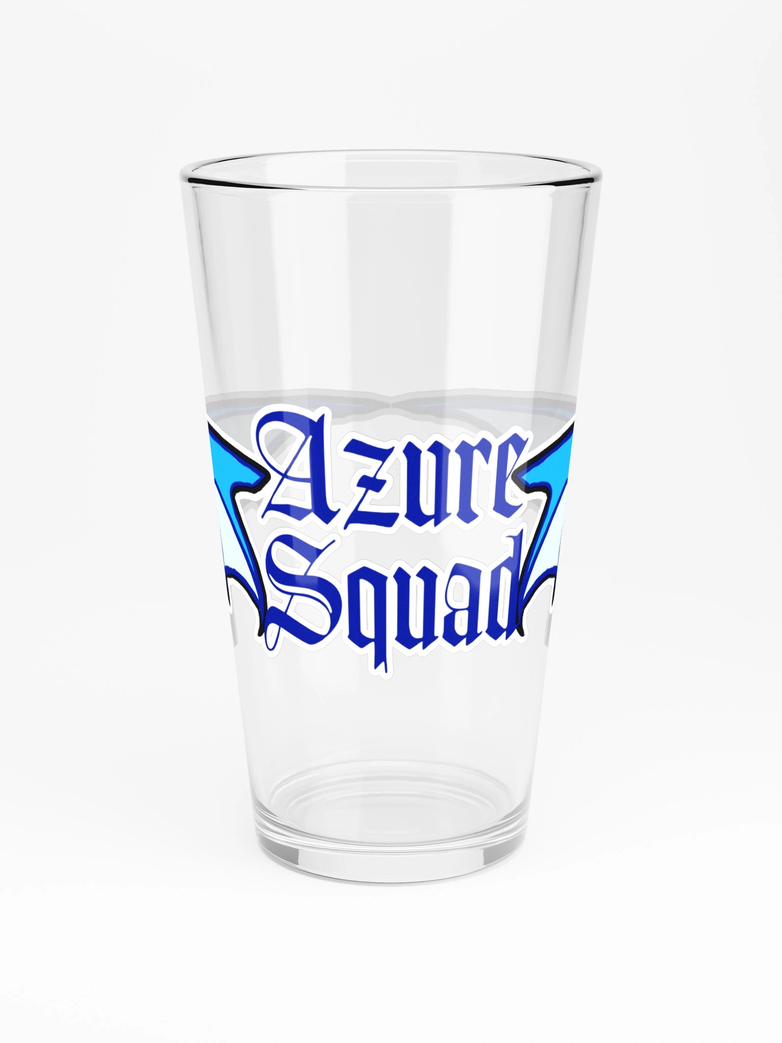 Azure Squad Gothic Wings Pint Glass product image (3)