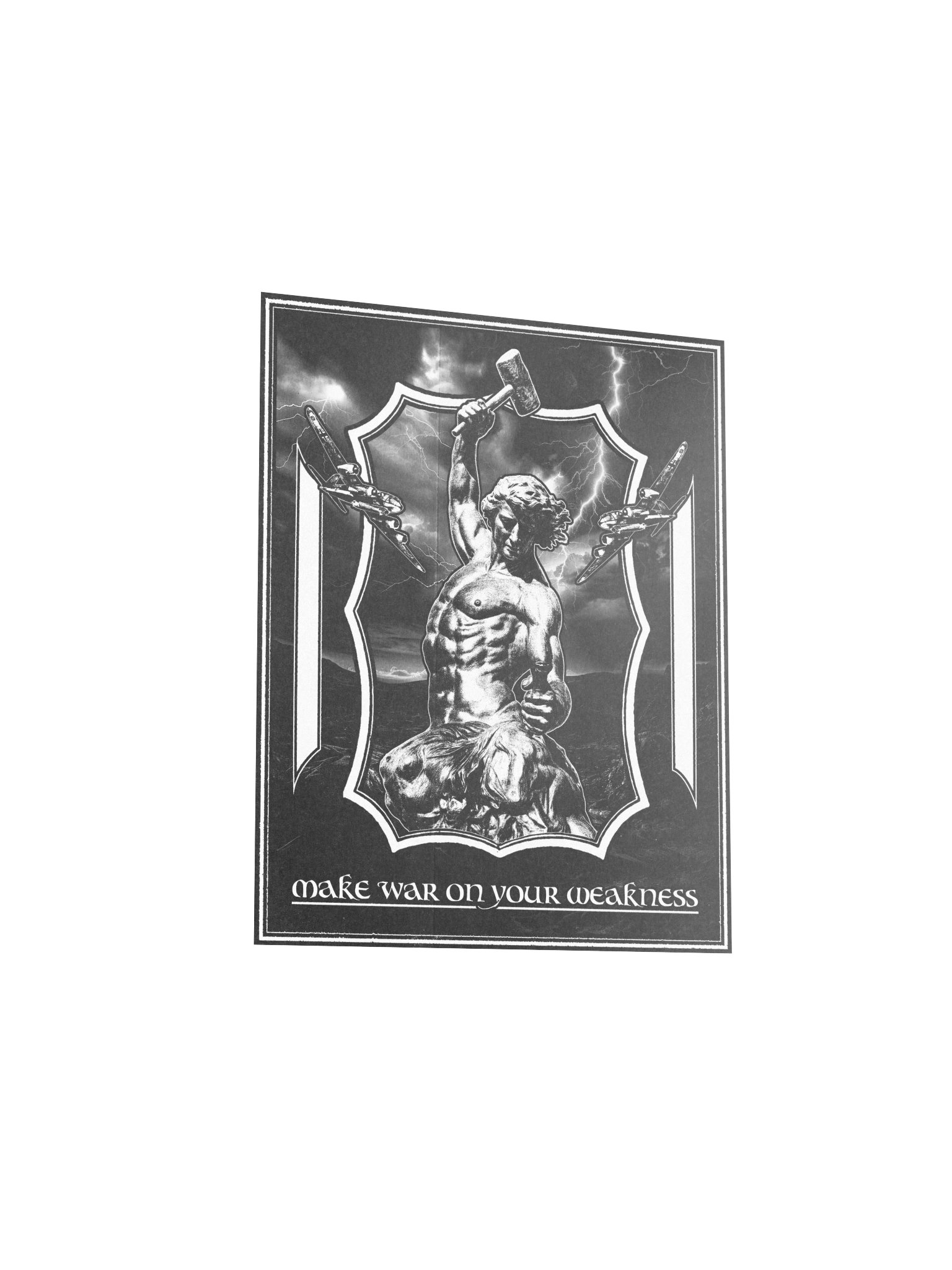 WAR ON WEAKNESS POSTER product image (7)