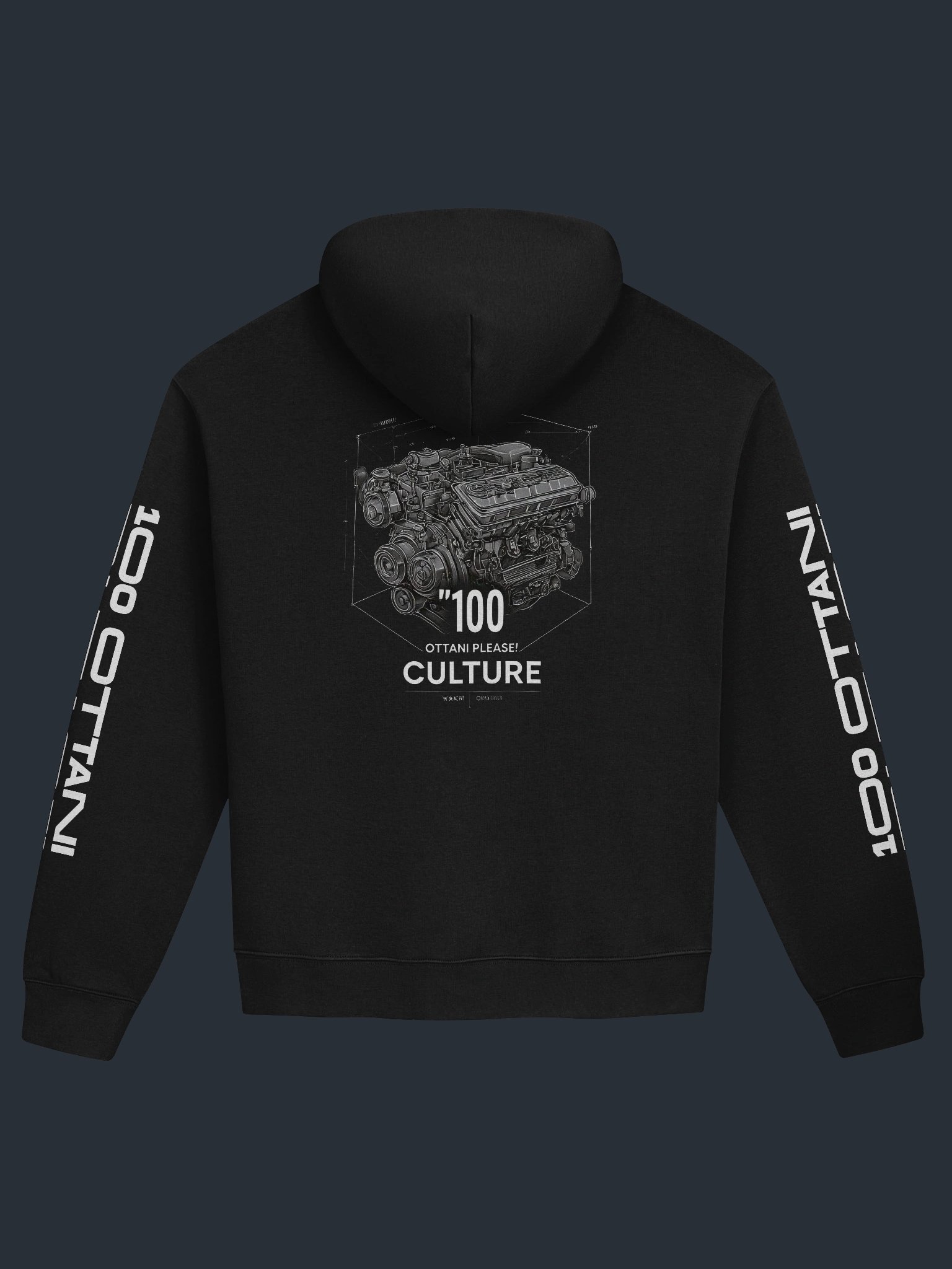 100 Ottani Please!™ Premium Oversized Racing Streetwear Hoodie | Heat Cycle Edition product image (1)