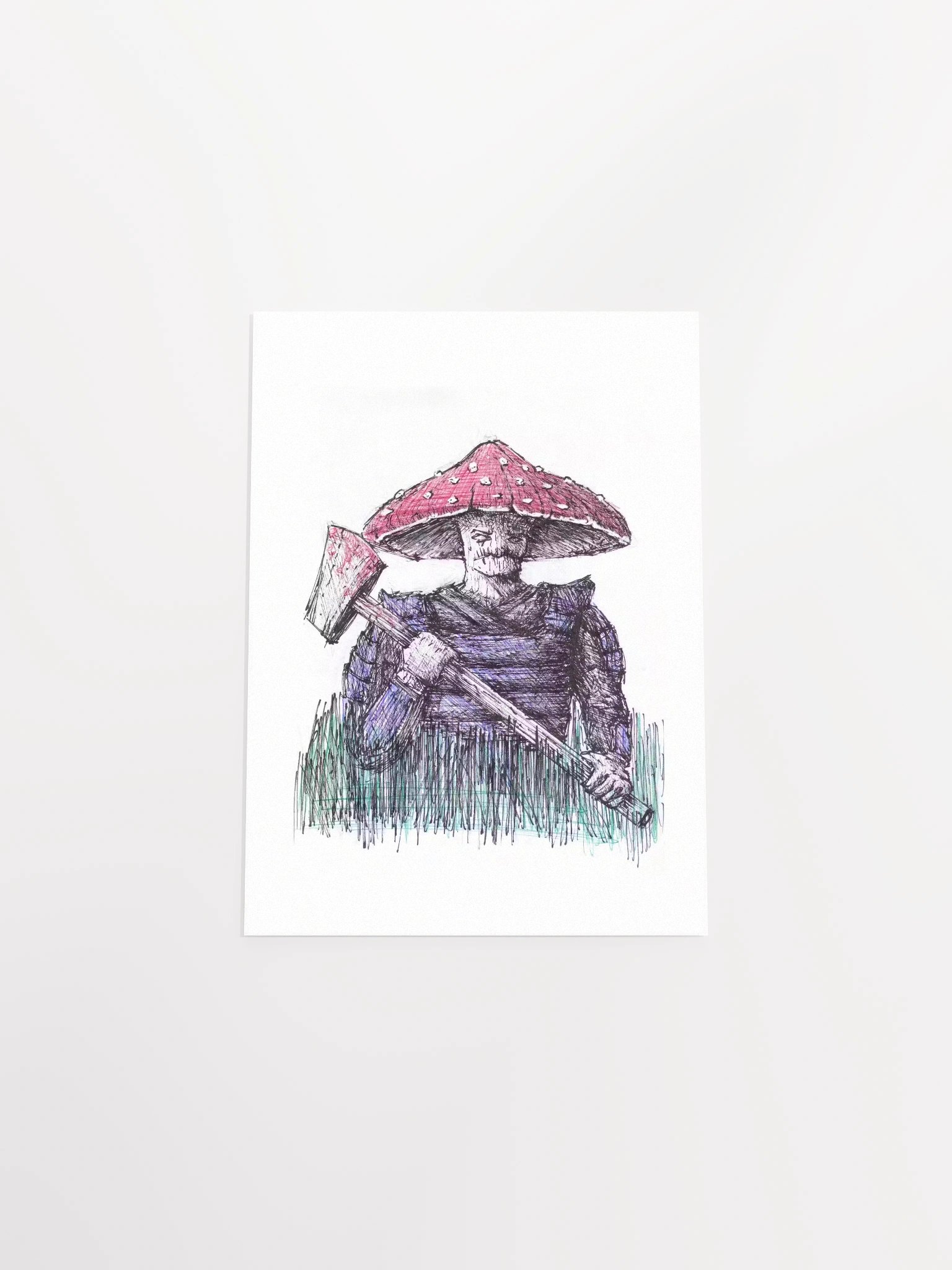 Mushroom Warrior Print product image (4)