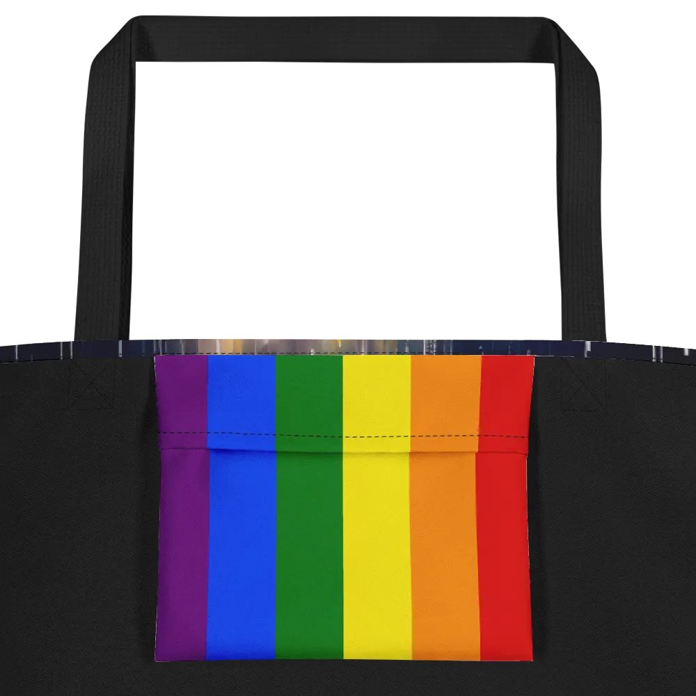 Gay Love In The Rain – Romantic Tote Bag product image (2)