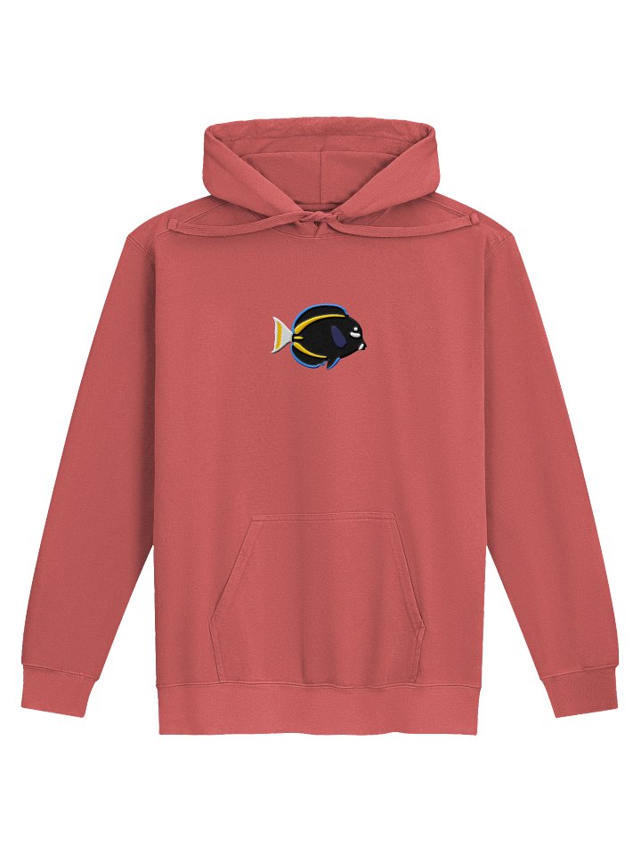 Whitecheek Surgeonfish Embroidered Hoodie | Saltwater Reef Aquarium & Ocean Lover Apparel product image (13)
