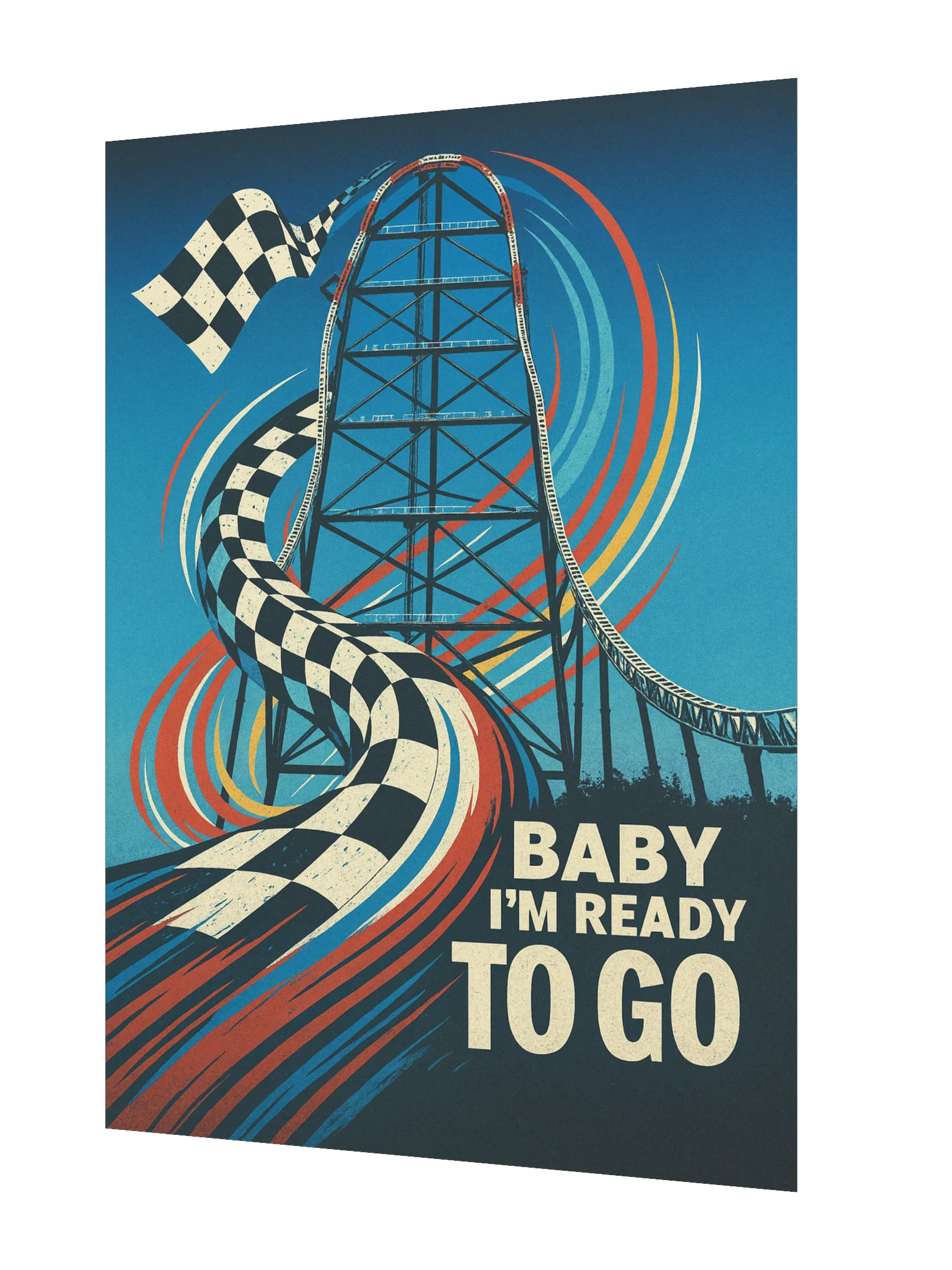 Baby I'm Ready To Go - CP Racing Poster | 18x24" product image (2)
