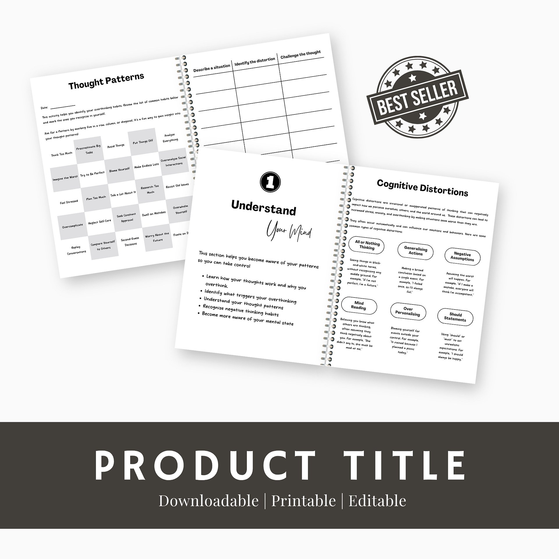 Mental Clarity Reset Sheets product image (4)