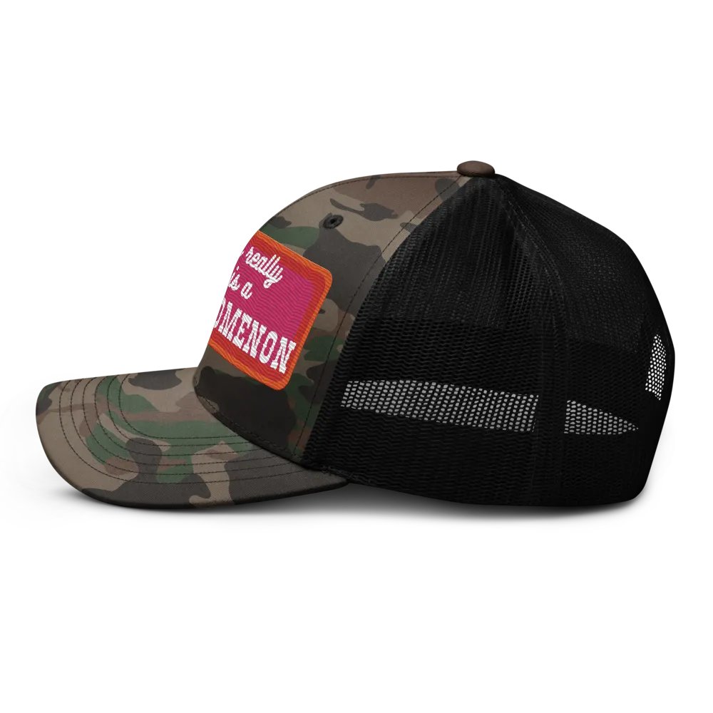 Femininomenon Camo Trucker Hat. product image (4)