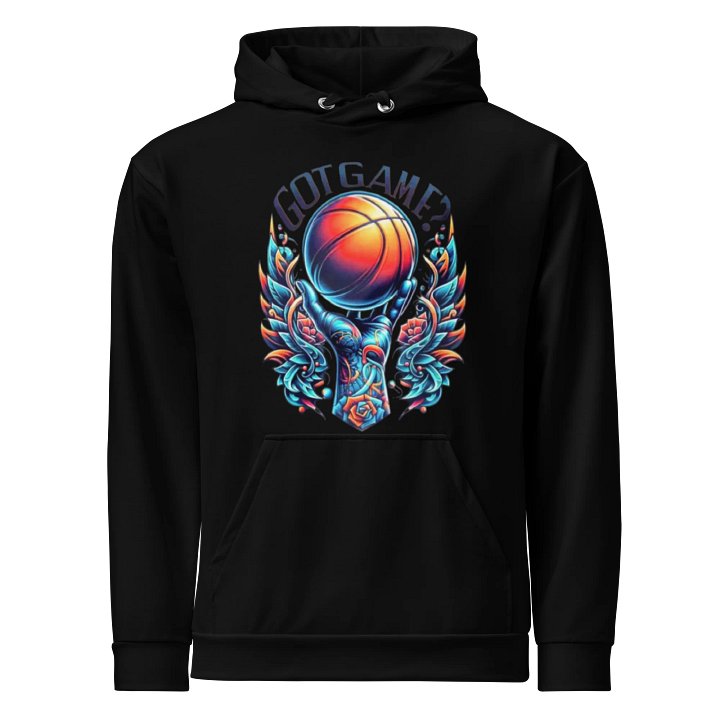 GOT GAME HOODIE BLACK product image (1)