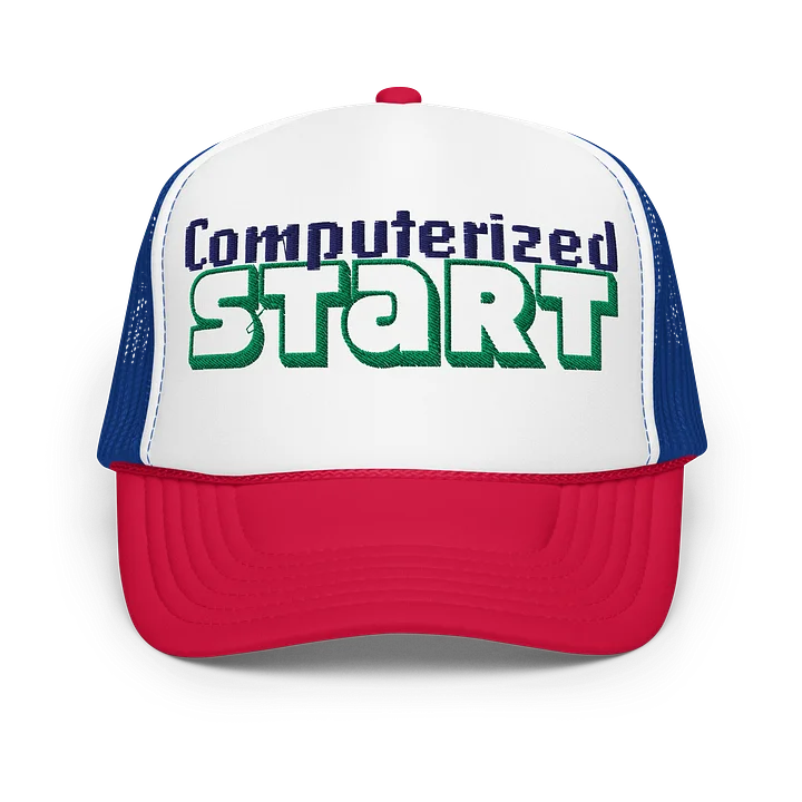 Computerized Start™ Embroidered Trucker Hat product image (7)