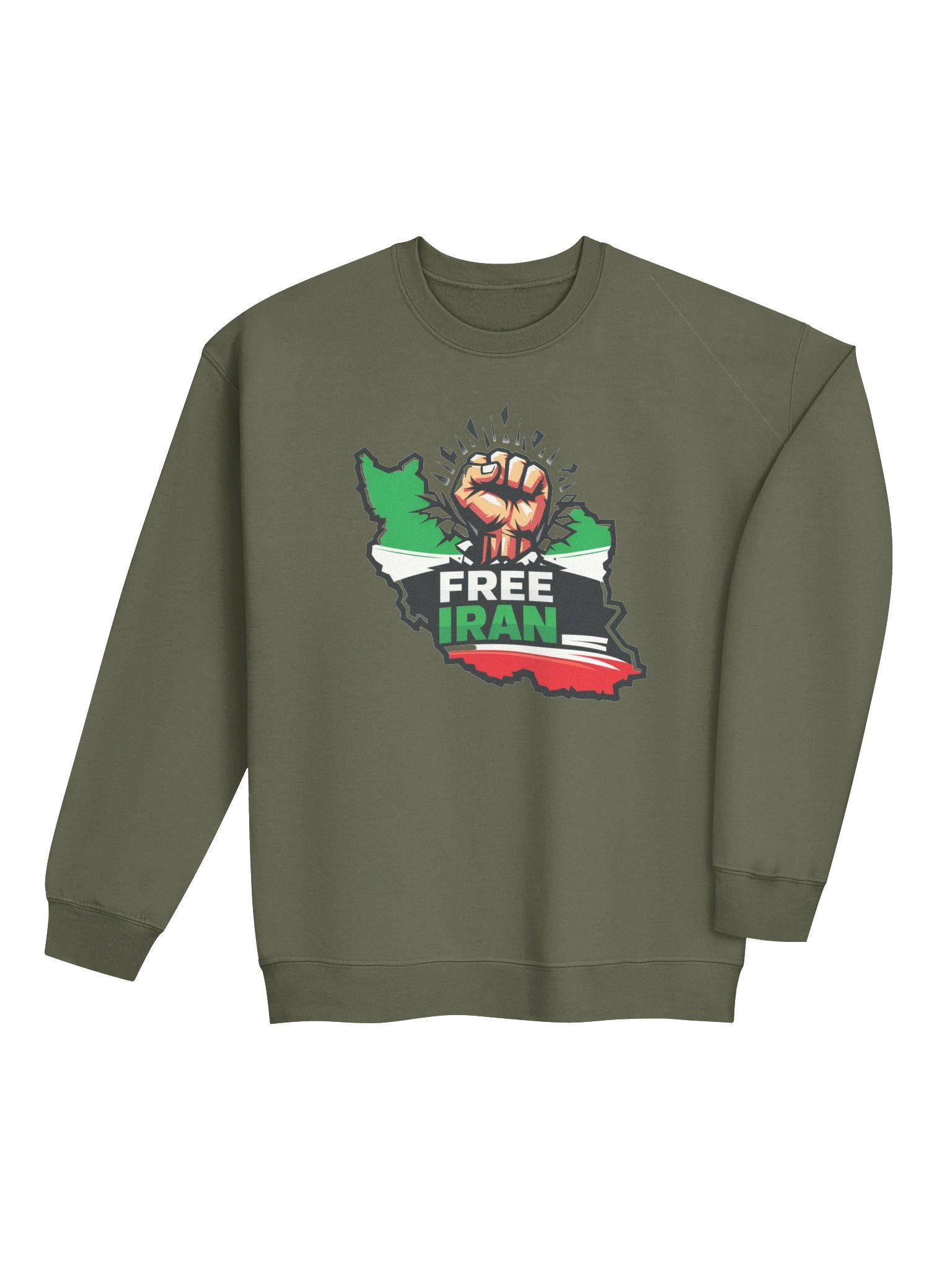 Free Iran Map Pride Unisex Sweater product image (12)