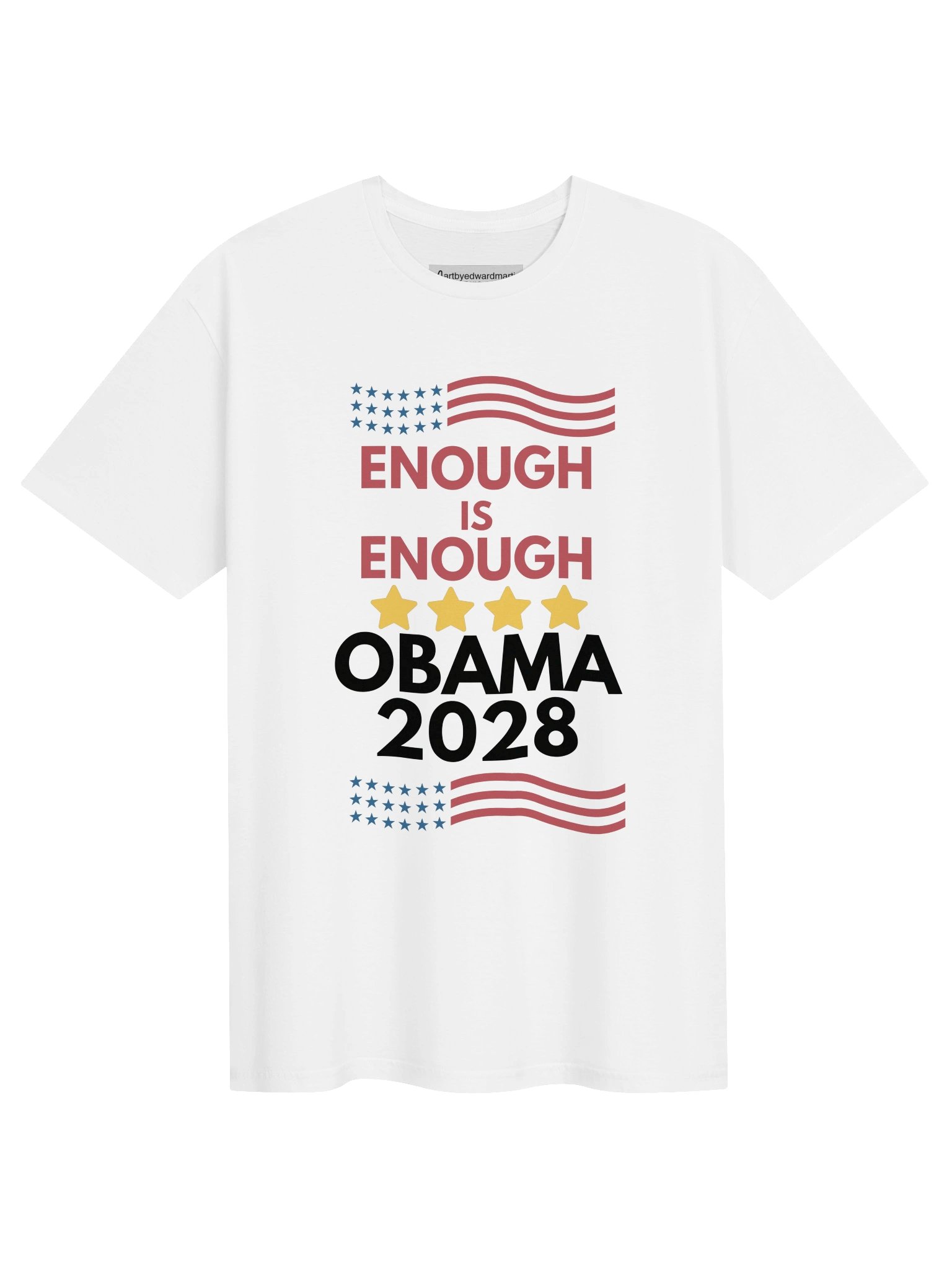 Enough Is Enough Patriotic Statement Tee product image (1)