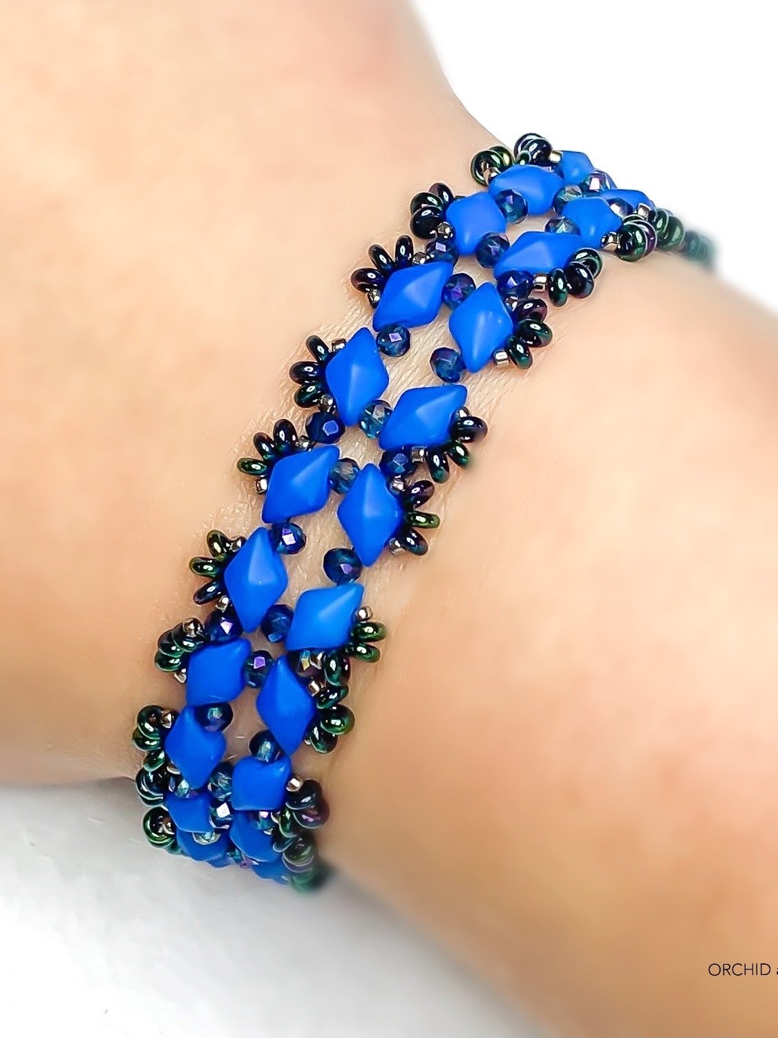 Starlight GemDuo Beaded Bracelet - Blue product image (2)