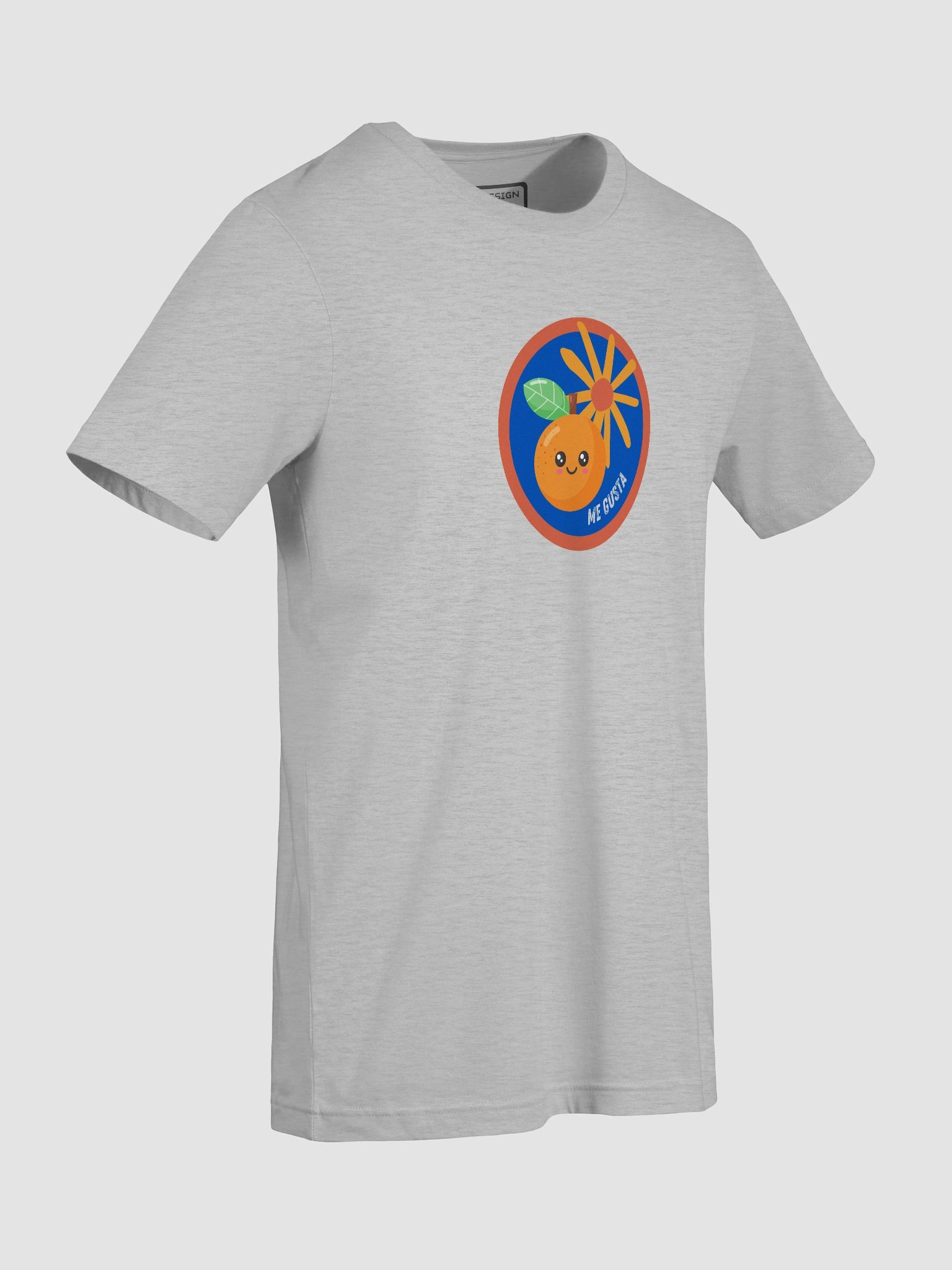 Me Gusta Orange Cartoon T-Shirt product image (9)