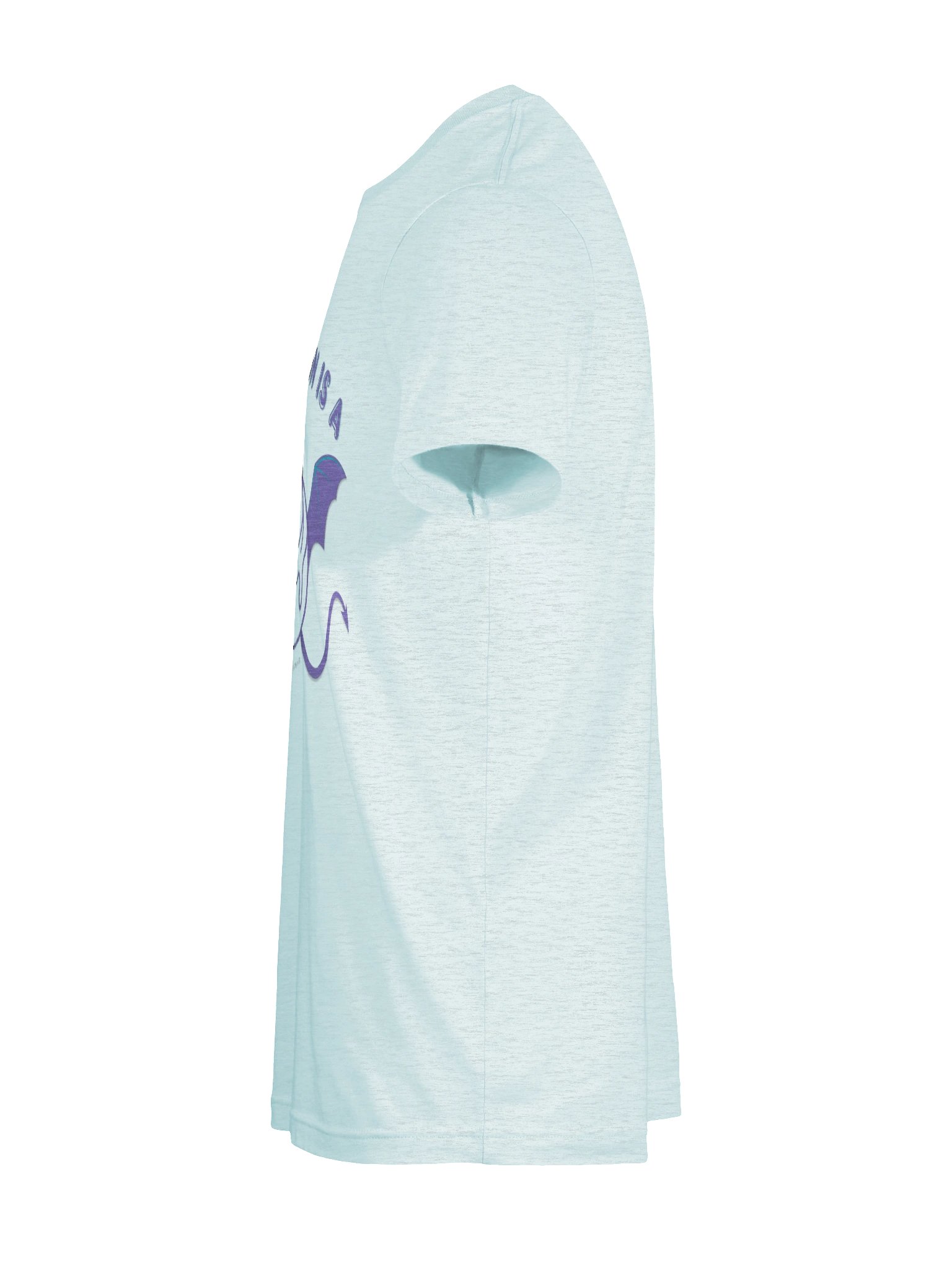 "My Demon is a Cinnamon Roll" Bella+Canvas T-Shirt - lilac text on light colors product image (76)