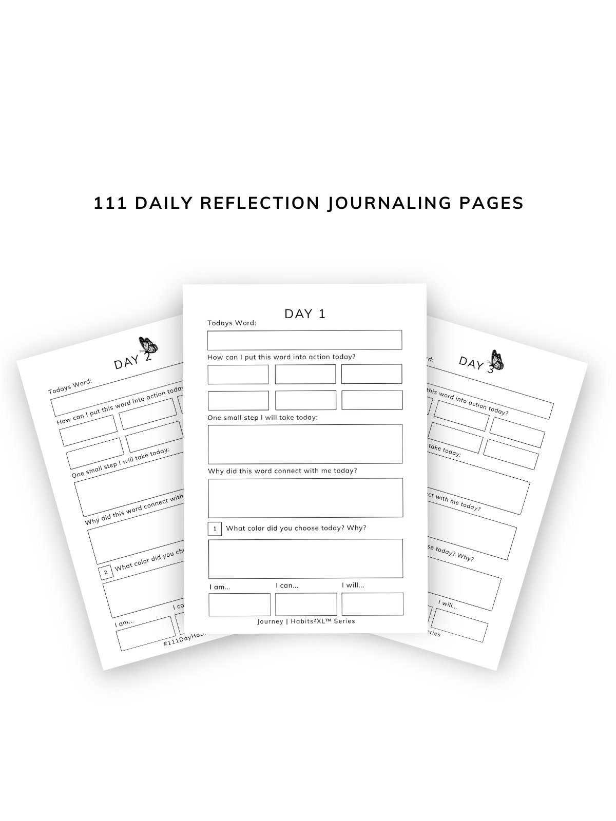 Journey: 111 Days of Consistency PDF Printable (Download) product image (2)