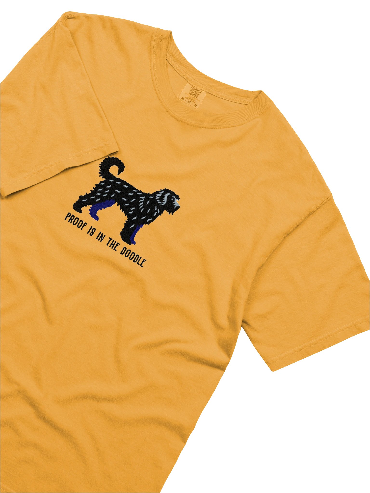 Proof Is in the Doodle T-Shirt(Embroidered) of a Doodle(Black) product image (8)
