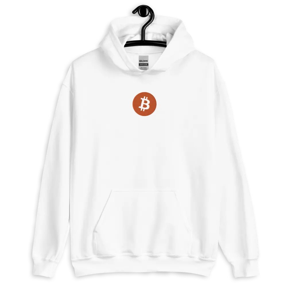 Bitcoin Logo Embroidered Hoodie product image (5)