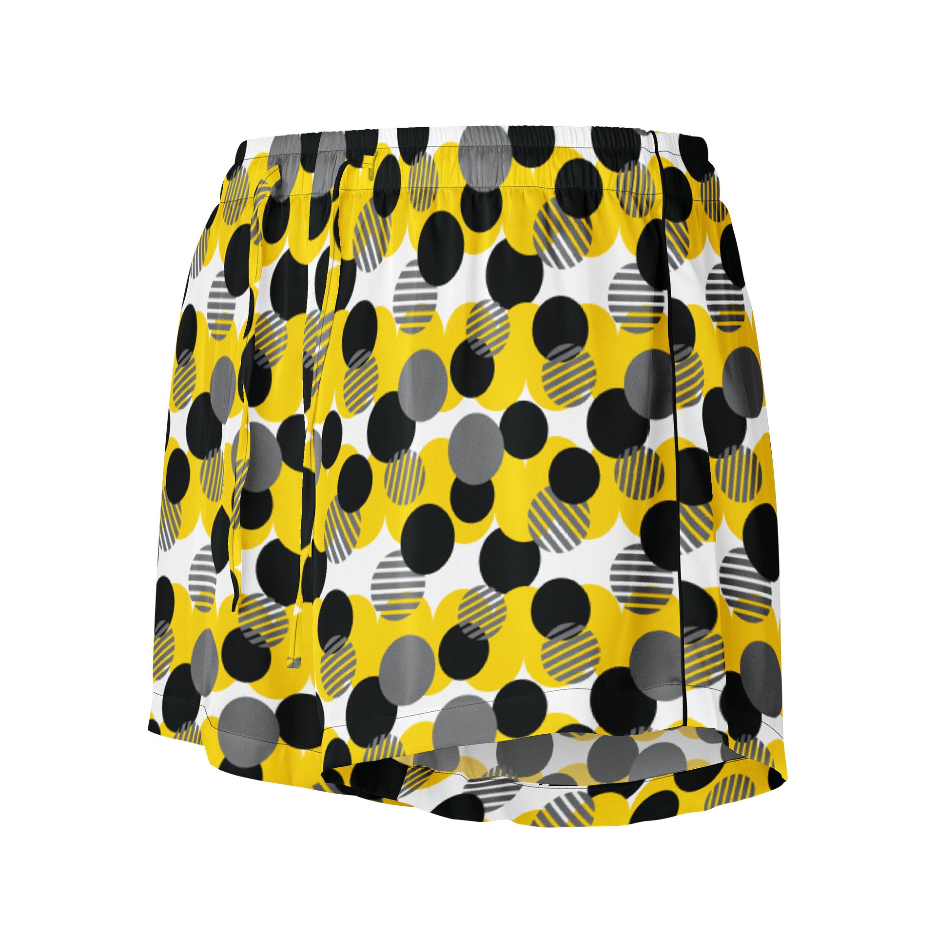 Cozy Chic Modern Geometric Polka Dot All-Over Print Women's Pajama Shorts product image (4)