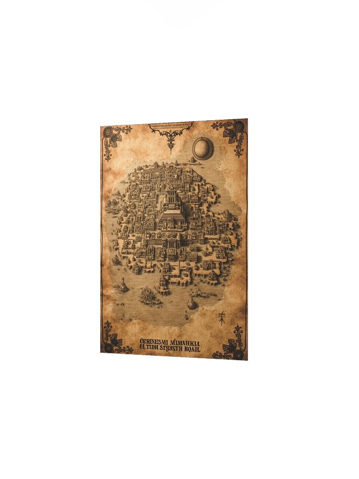 Mapa de Tenochtitlan (1524): Plano Histórico de la Capital Mexica product image (17)