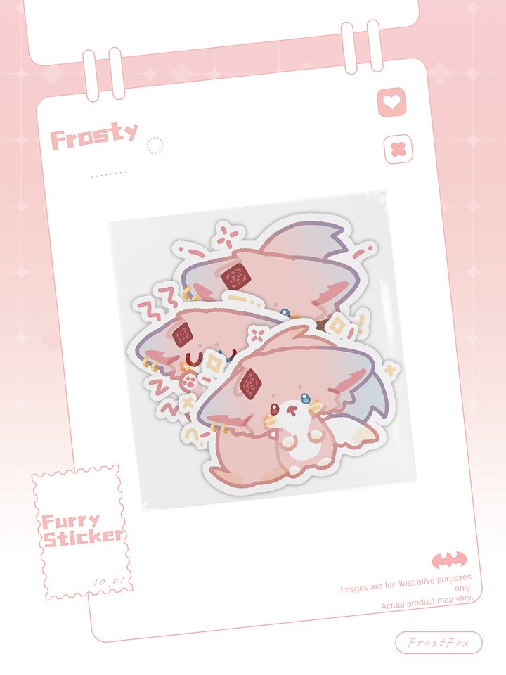 [FROSTY] Furry Sticker product image (1)