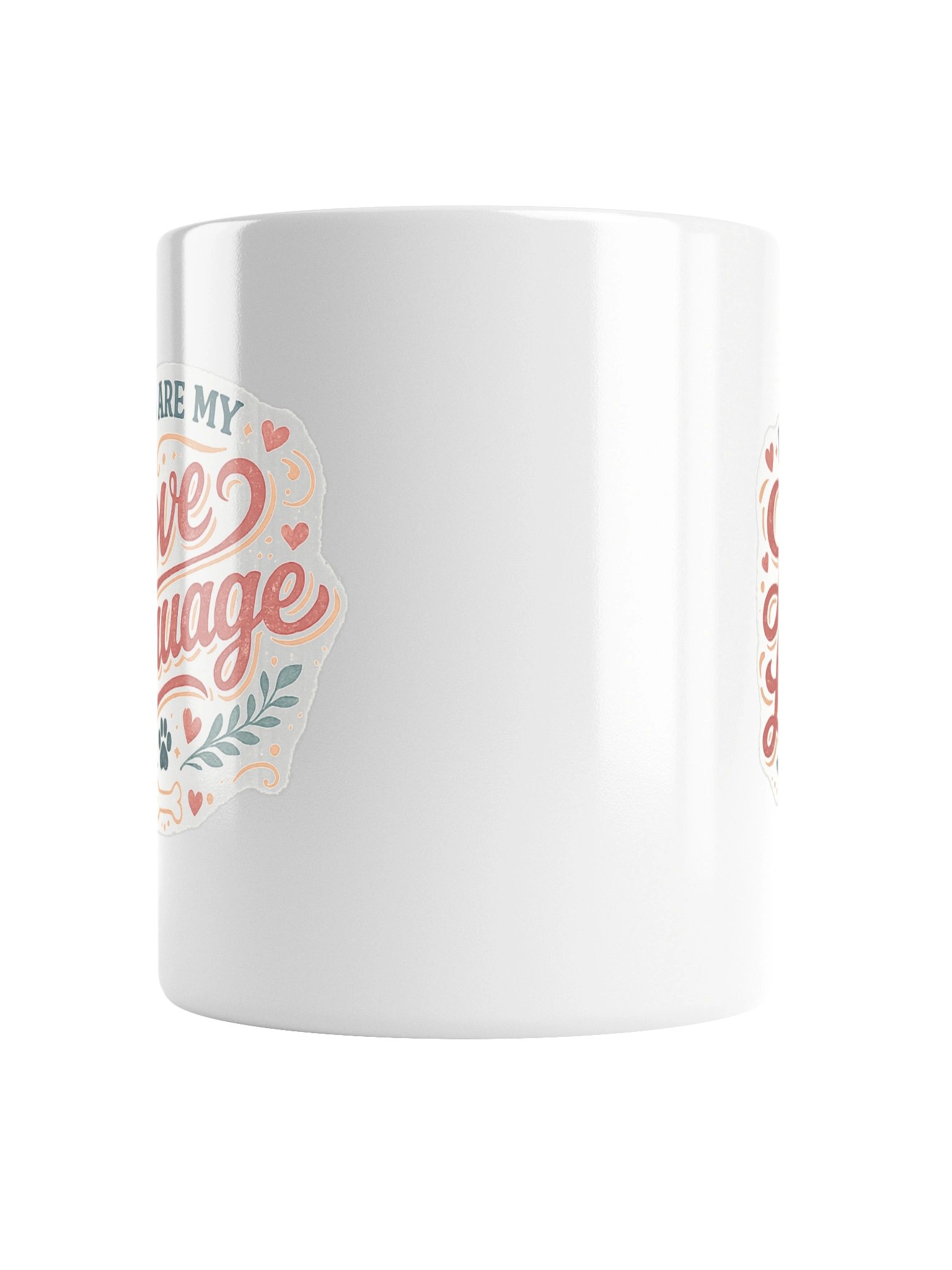 Dogs Are My Love Language Mug – Dog Mom Coffee Mug & Dog Lover Gift product image (4)