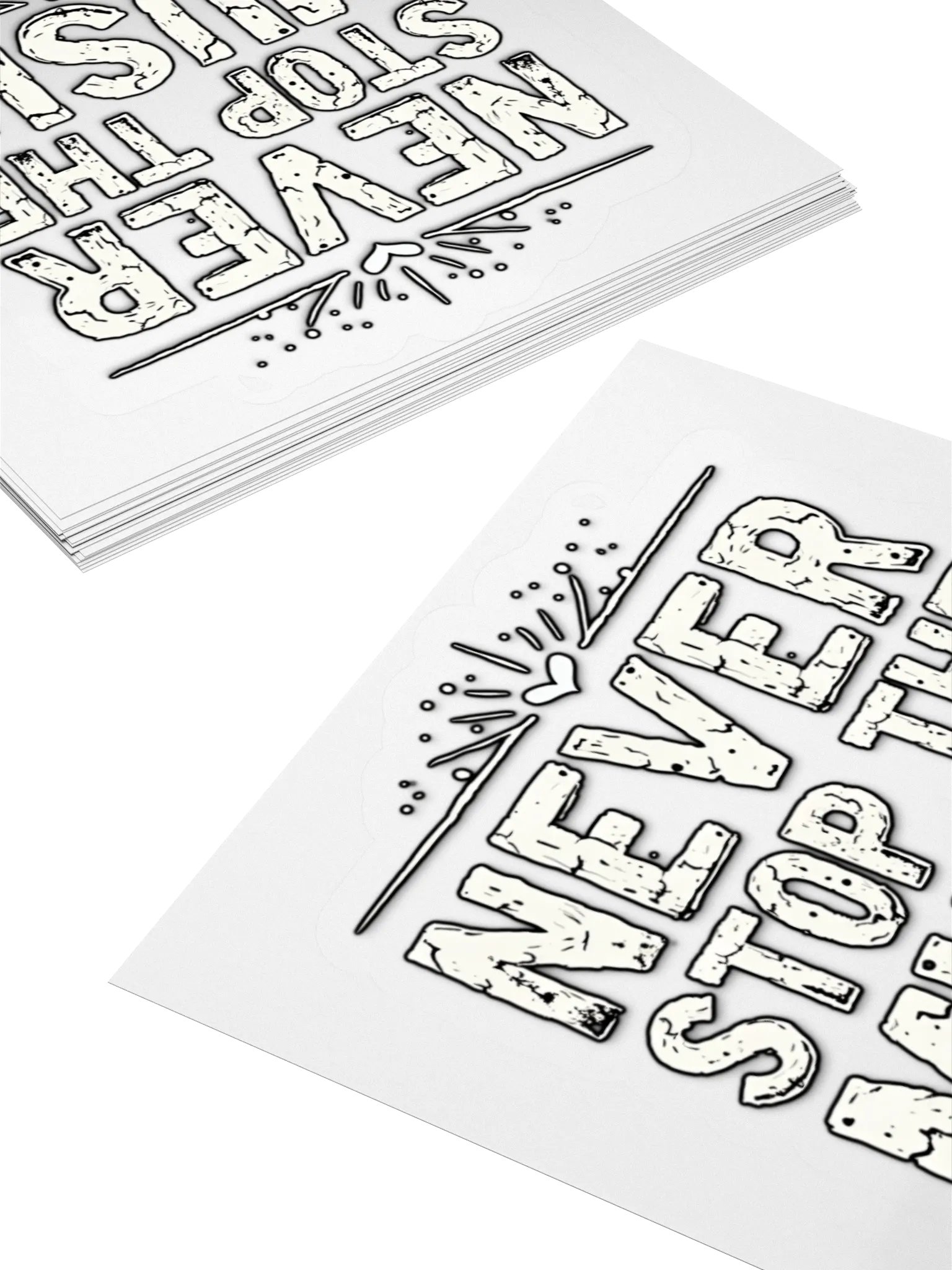 Sticker - NSTM White product image (2)
