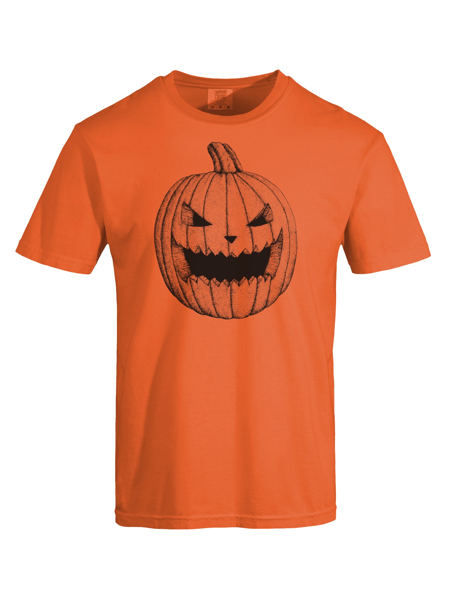 Burnt Orange Jack-O-Lantern Heavyweight Tee product image (7)
