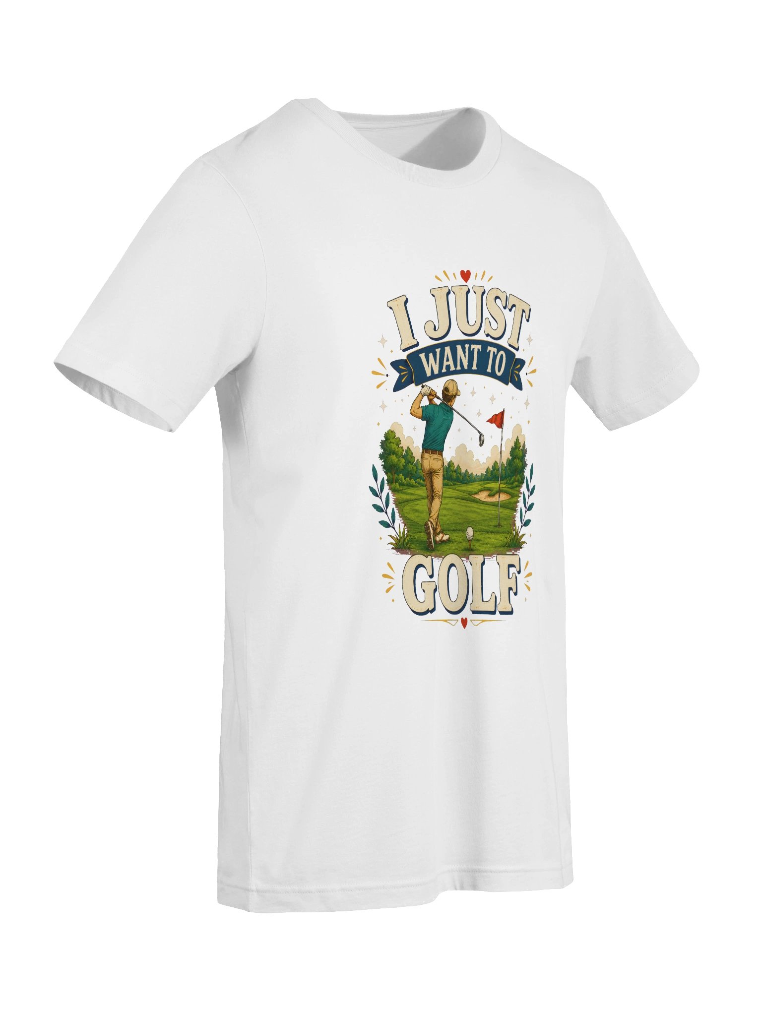 I Just Want To Golf Tee product image (57)
