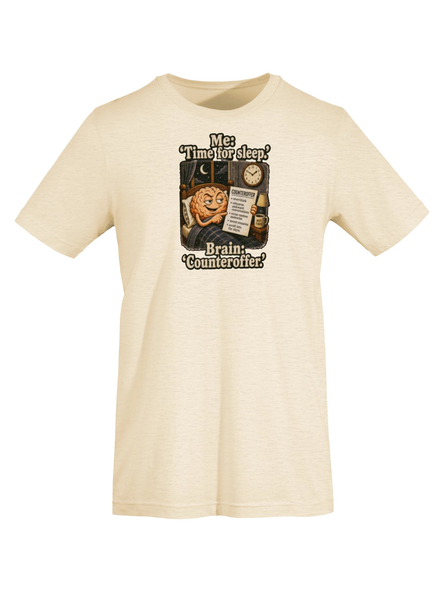 UnspokenMinds: Overthinking Brain Tee product image (5)