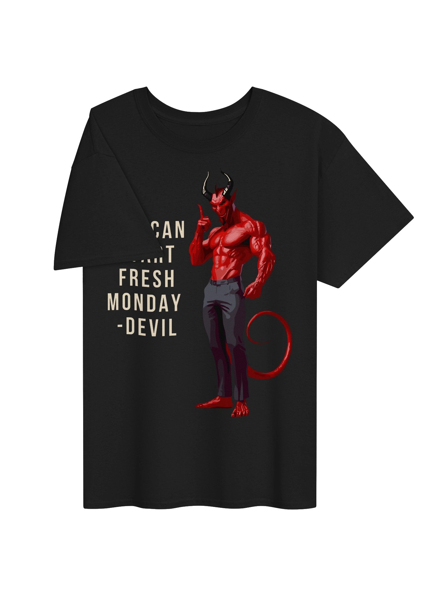You Can Start Fresh Monday Devil Tee product image (3)