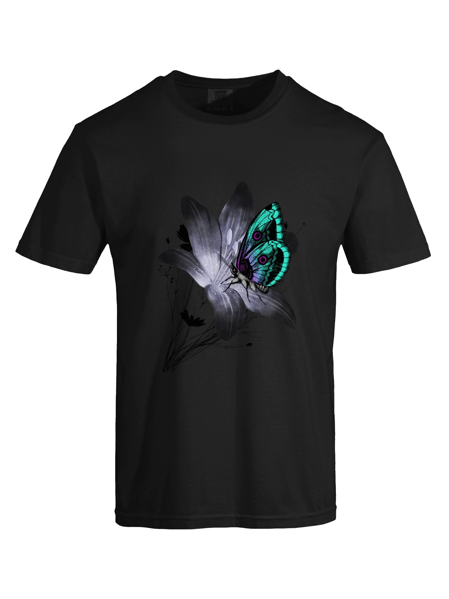 Neon Butterfly Bloom Tee product image (1)